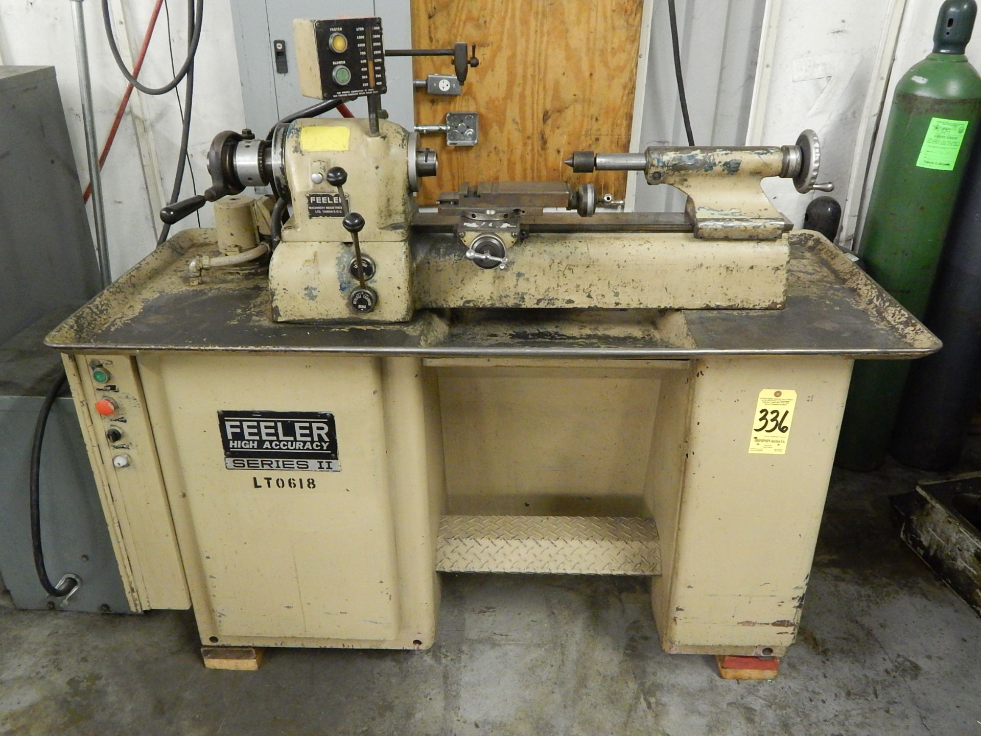 Feeler Model FTL-27 Series II Second Operation Lathe, s/n 740723, 5C Spindle