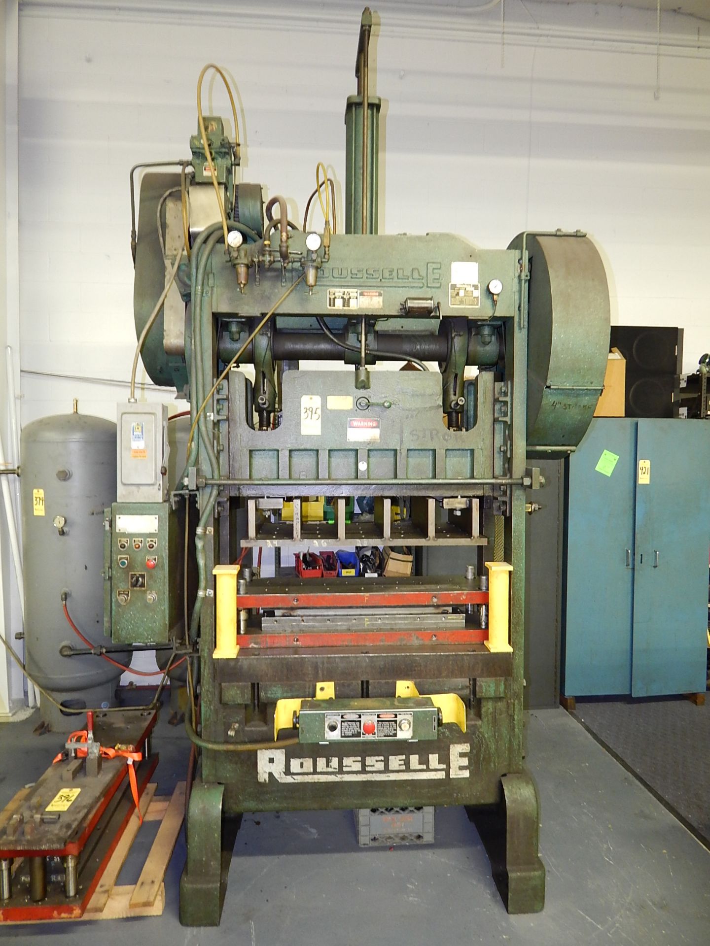 Rousselle Model 6SS-44 Straight Side Press, s/n 24603, 60 Ton, 4 In. Stroke, 26 In. Shut Height,
