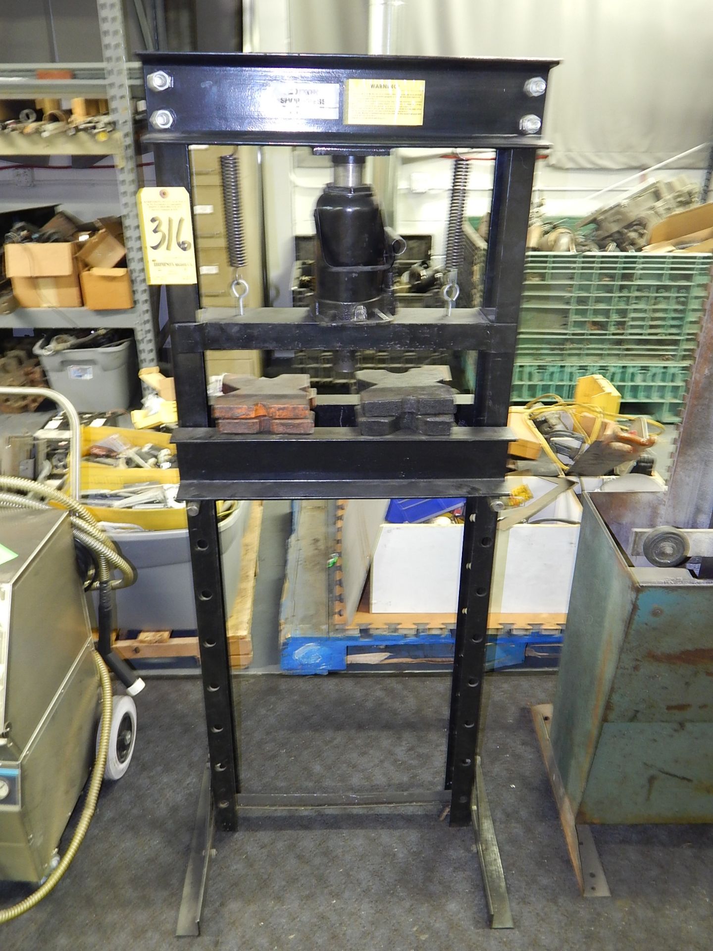 Speedway 20 Ton H-Frame Hydraulic Shop Press