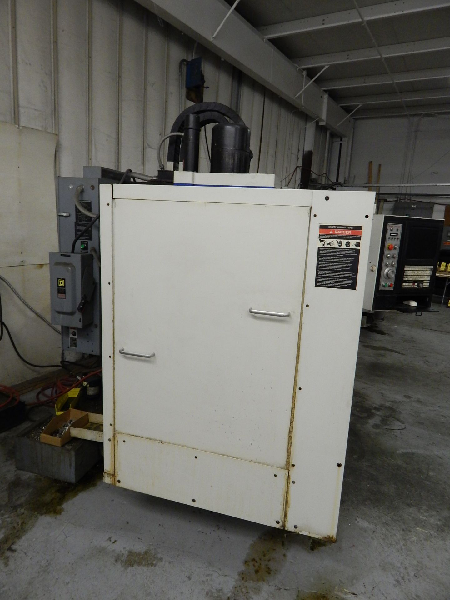 Fadal Model VMC-15 CNC Vertical Machining Center, s/n 9410223, New 1994, Fadal CNC32MP CNC - Image 7 of 8