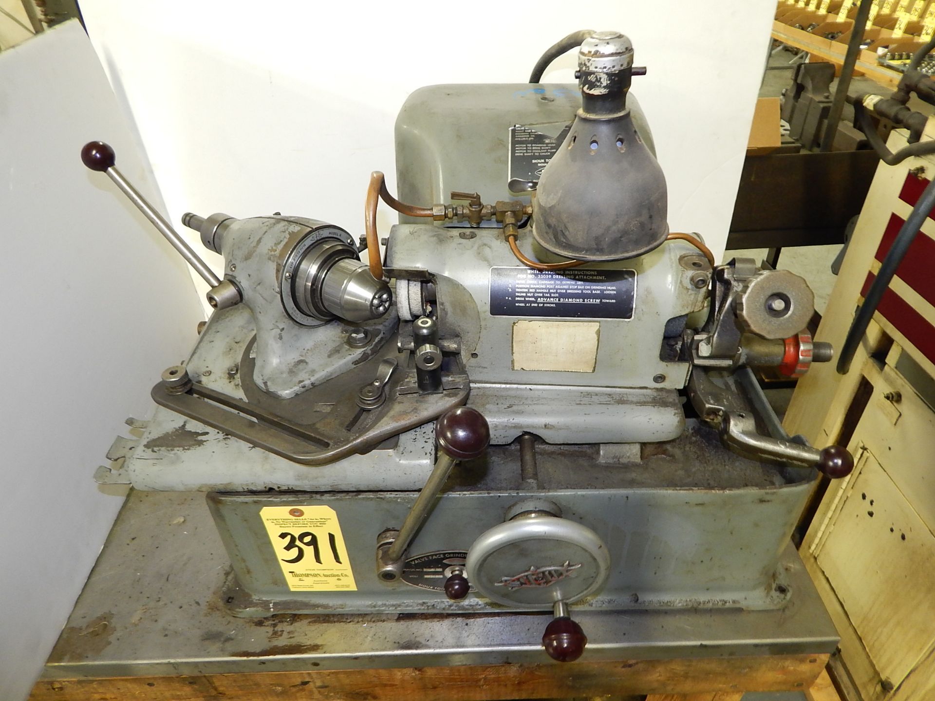 Sioux Model 645L Valve Face Grinding Machine, s/n 62105