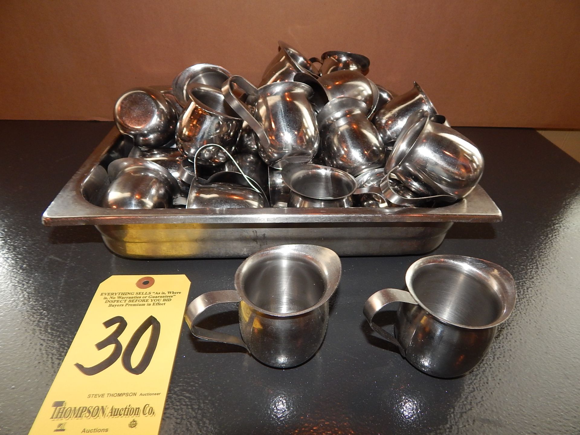 Stainless Steel Insert with Stainless Steel Creamers