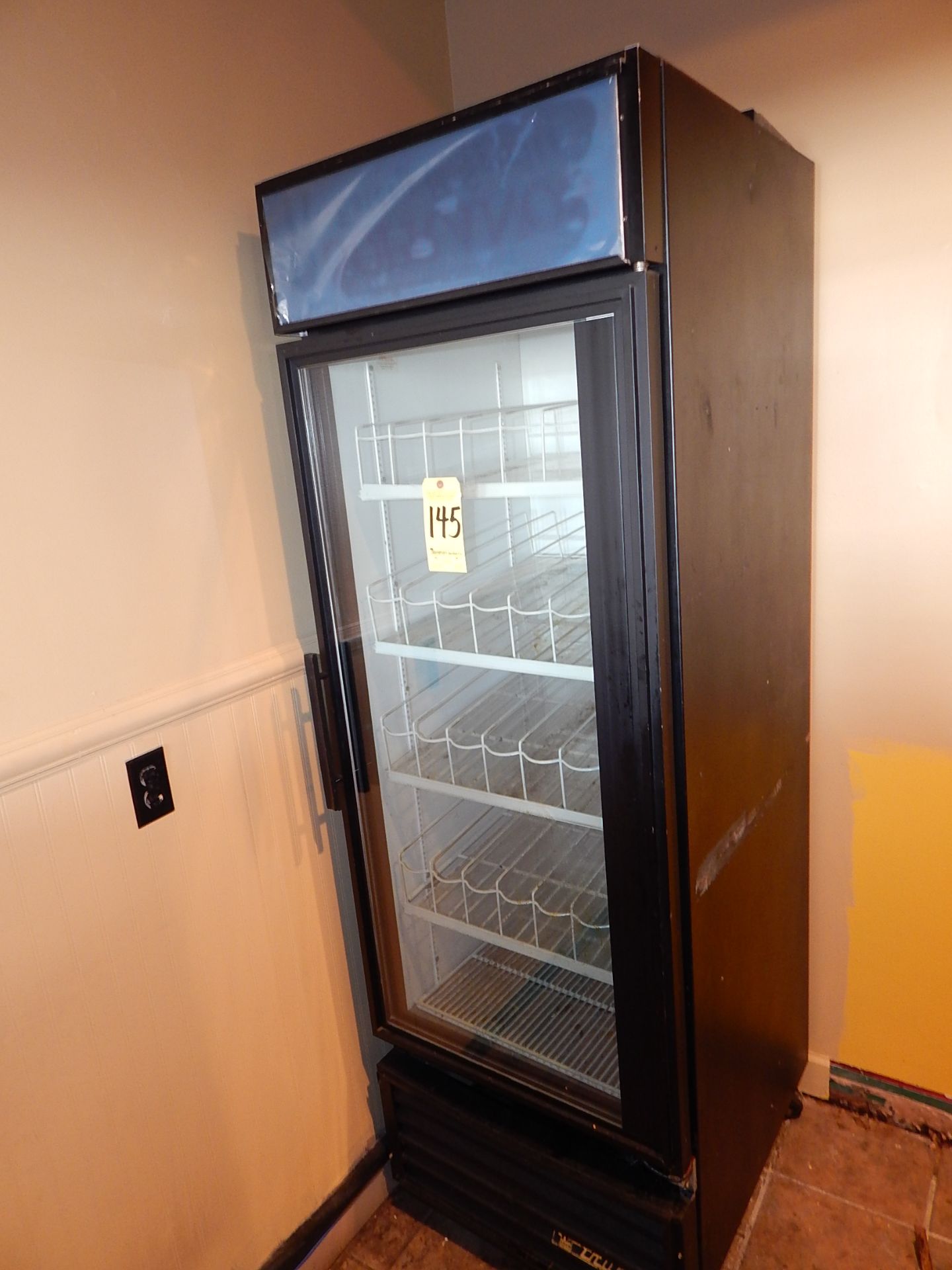 True Model GDM-23 Glass Door Refrigerated Merchandiser