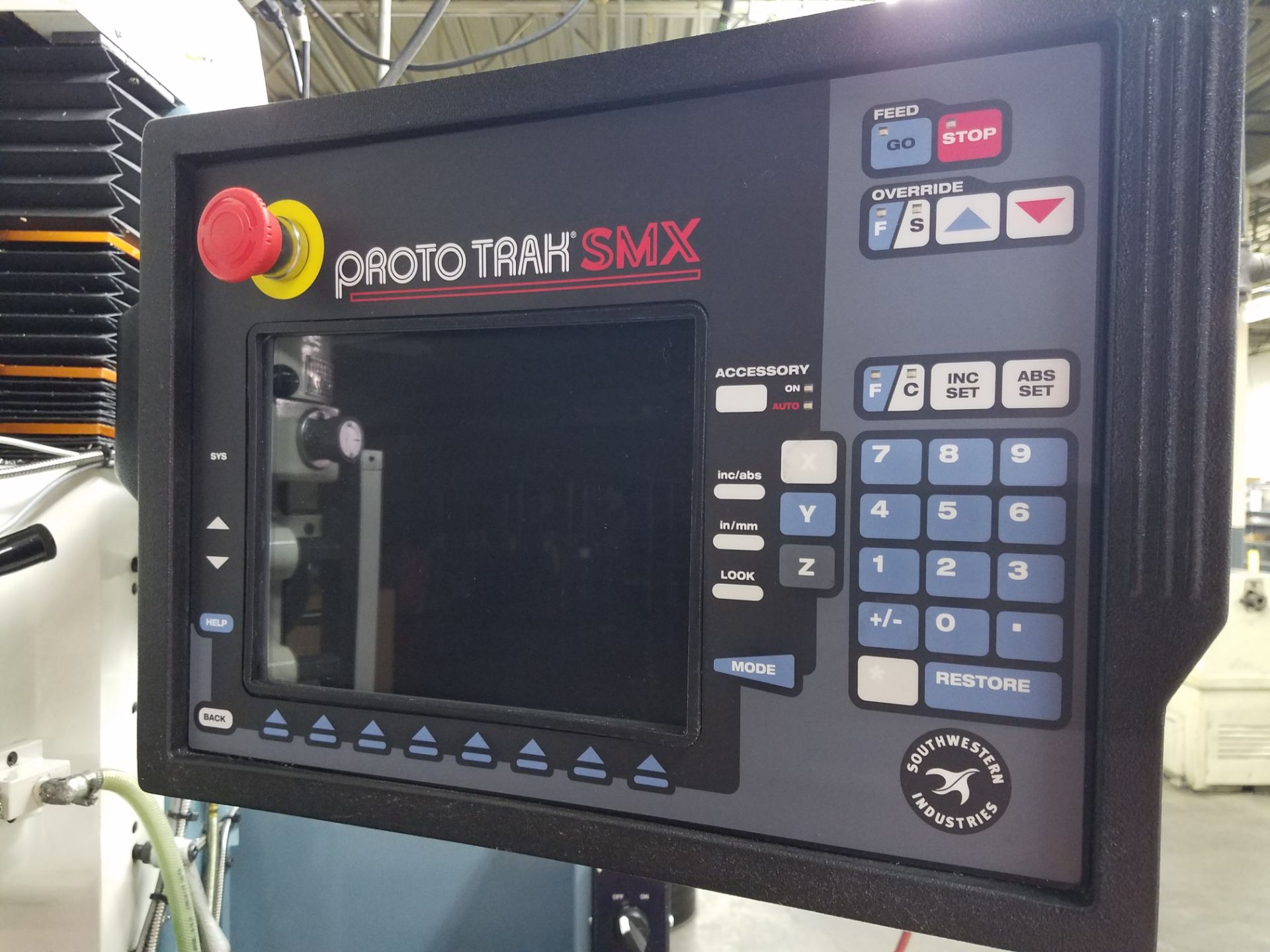 SWI Prototrak Model DPM-SX3P CNC Bed Mill, s/n 141DL392, New 2014, SMX 3-Axis Control, Power - Image 2 of 6