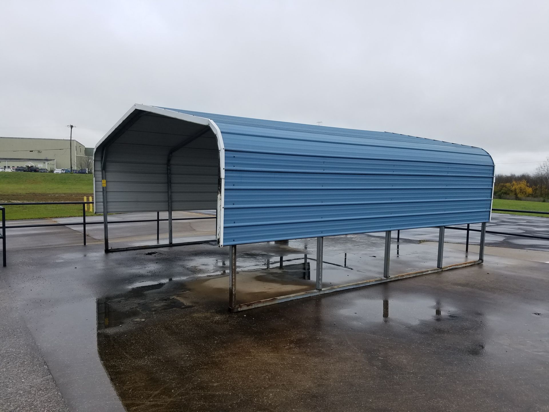 Car Port/Employee Break Hut, 18 Ft. X 20 Ft.