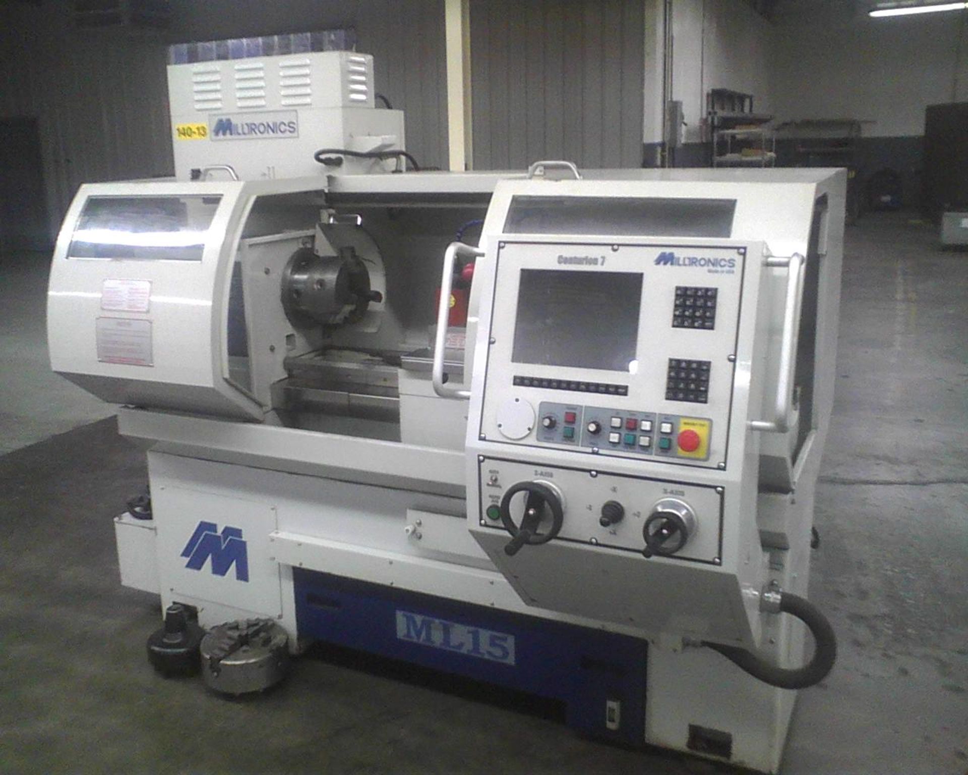 Milltronics Model ML15 CNC Tool Room Lathe, s/n 8843, New 2005, 3 & 4 Jaw Chuck, Loading Fee $200.00