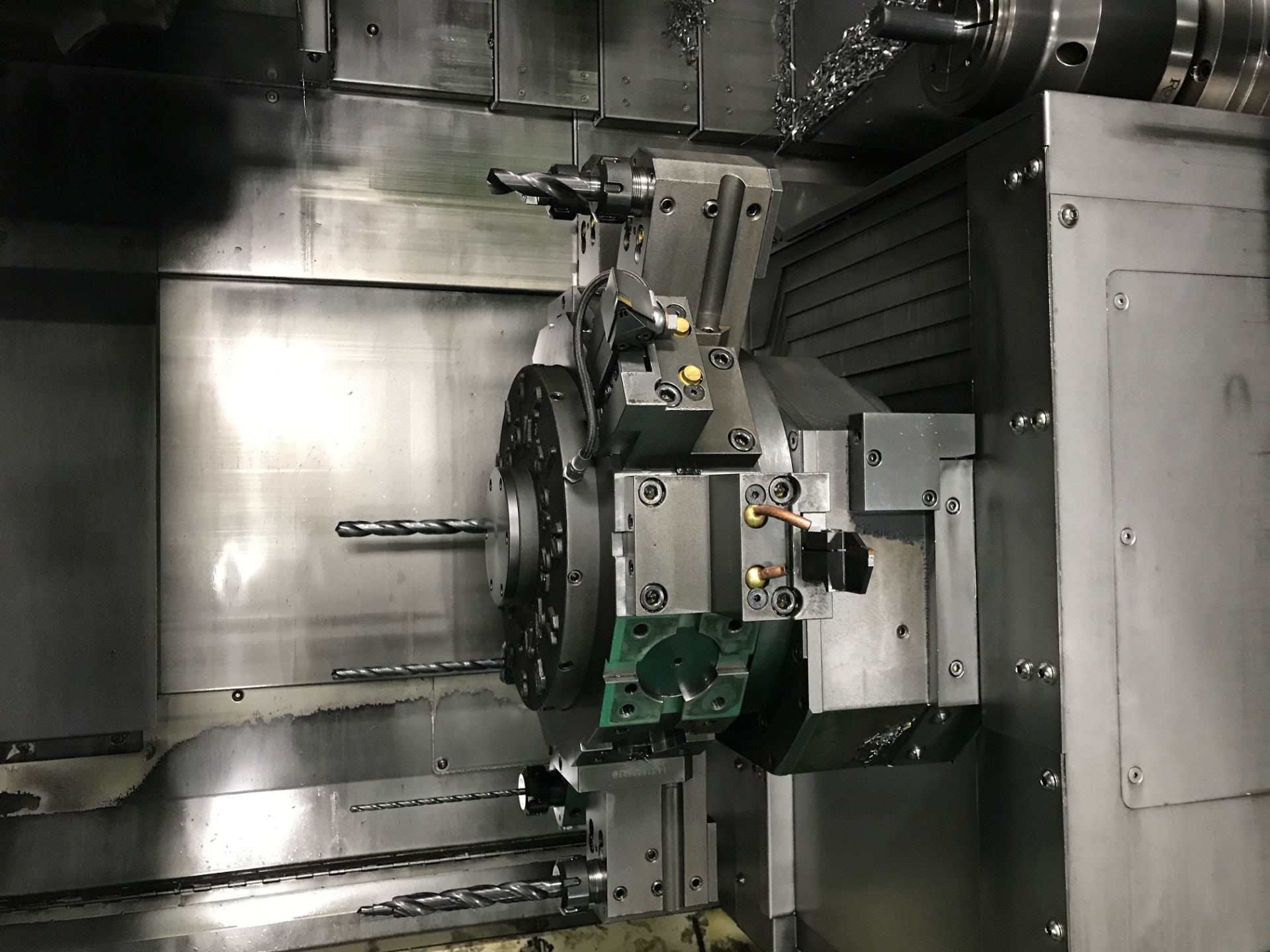 Doosan Puma Model TT1800SY CNC Turning Center, s/n ML0177-000573, New 2012, Fanuc 31i-A CNC Control, - Image 6 of 9