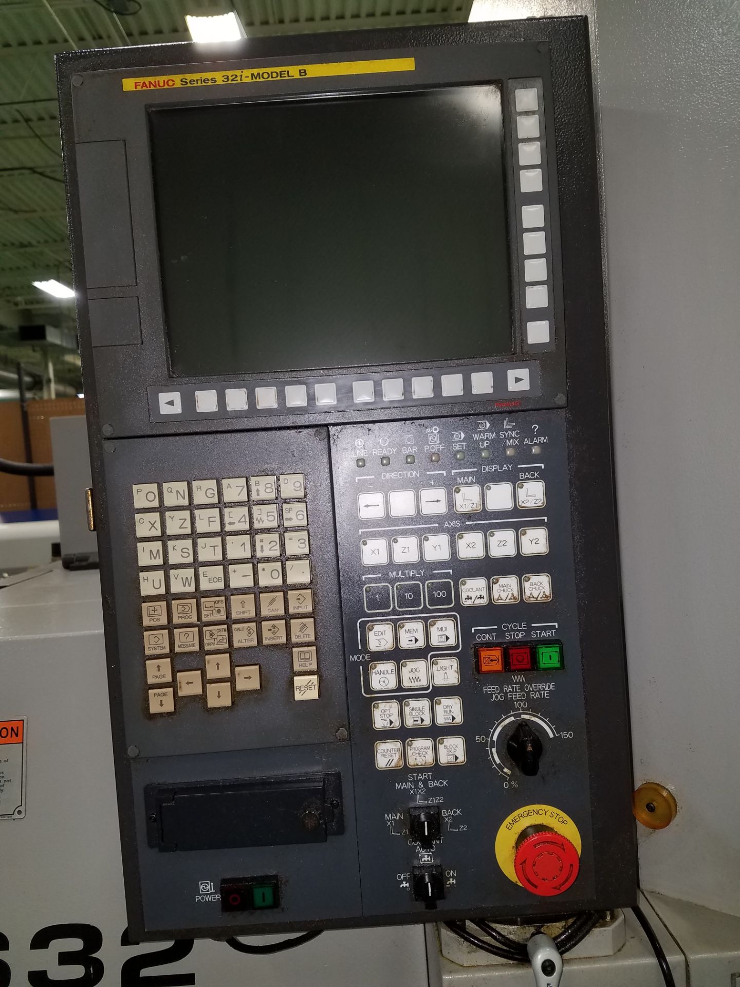 Tsugami Model SS-32 CNC Swiss Type Screw Machine, s/n 332, New 2011, Fanuc 32iT-B CNC Control, 7- - Image 4 of 4