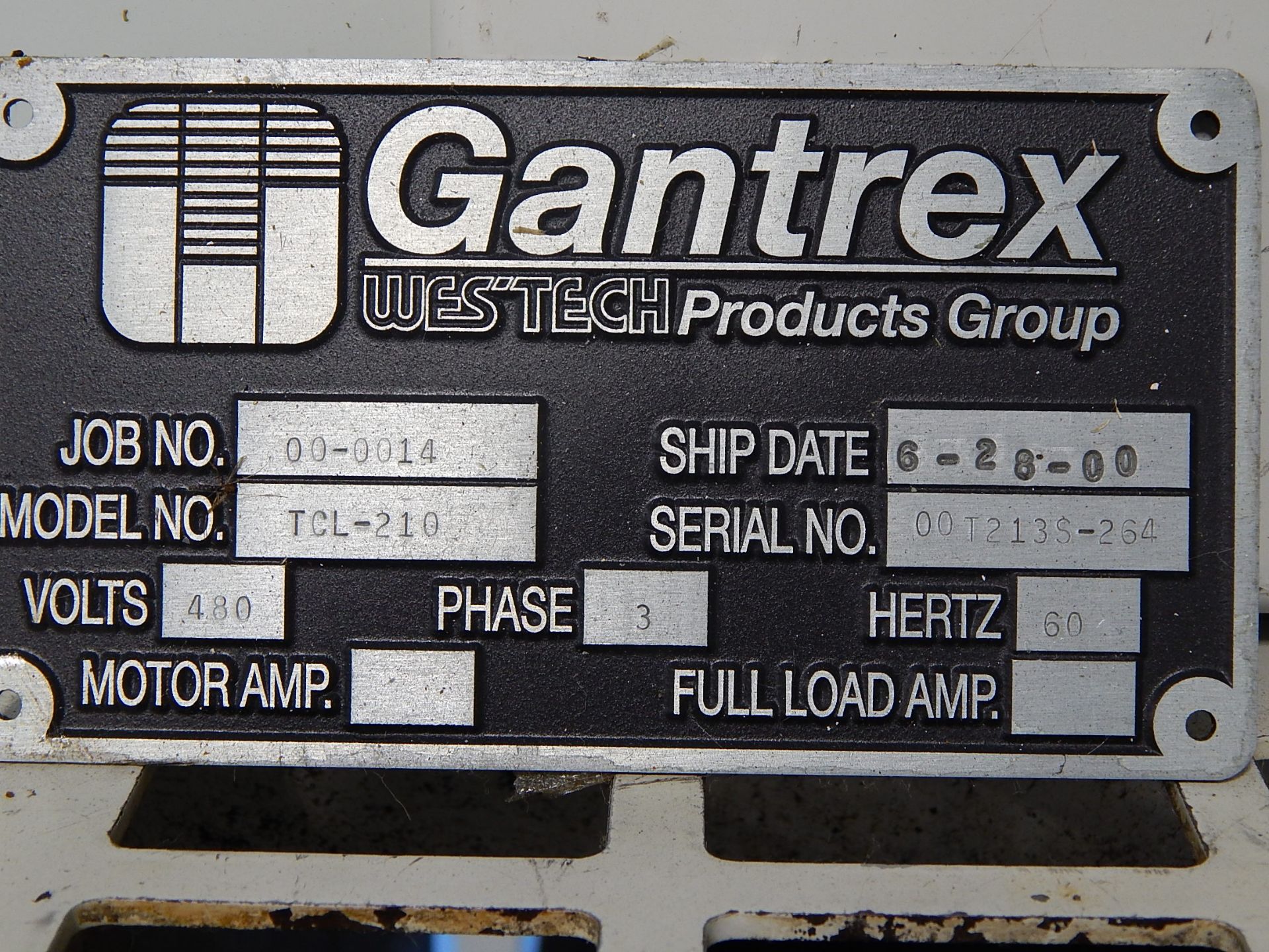 Westech Model TCL-210 Gantrex Gantry Loader, s/n 00T213S-264 - Bild 12 aus 12