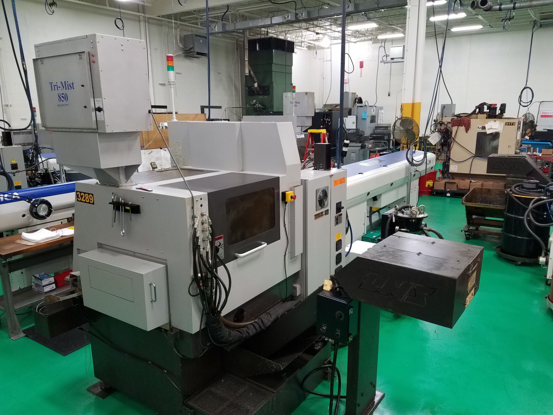 Tsugami Model SS-32 CNC Swiss Type Screw Machine, s/n 332, New 2011, Fanuc 32iT-B CNC Control, 7- - Image 2 of 4