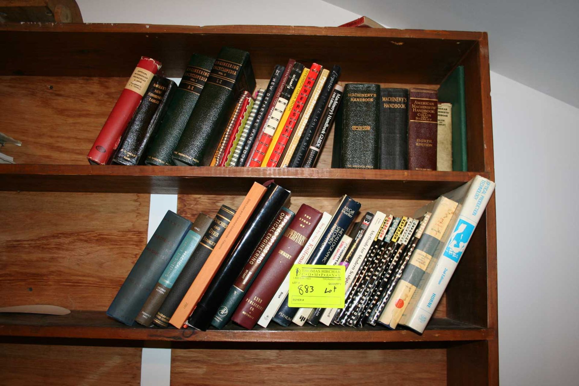 Bookshelf w/ Engineering Books