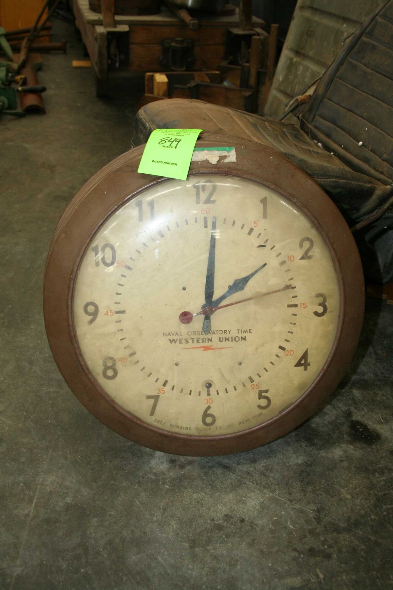 Vintage Western Union Electric Wall Clock