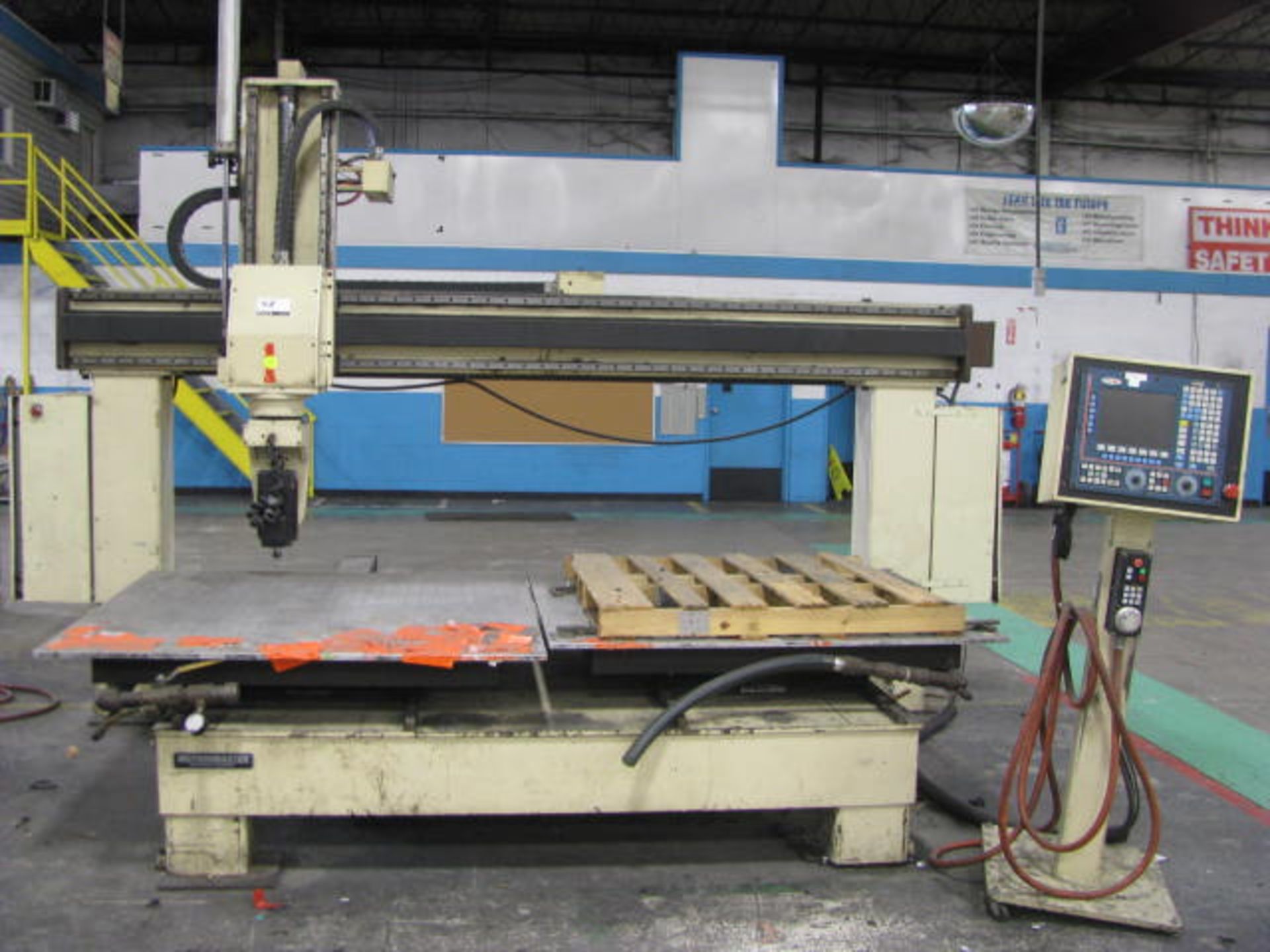 Motion Master CNC 3-Axle Router 95 x 111 Table, w/Fadal Controls - Site Location: Bluffton, IN