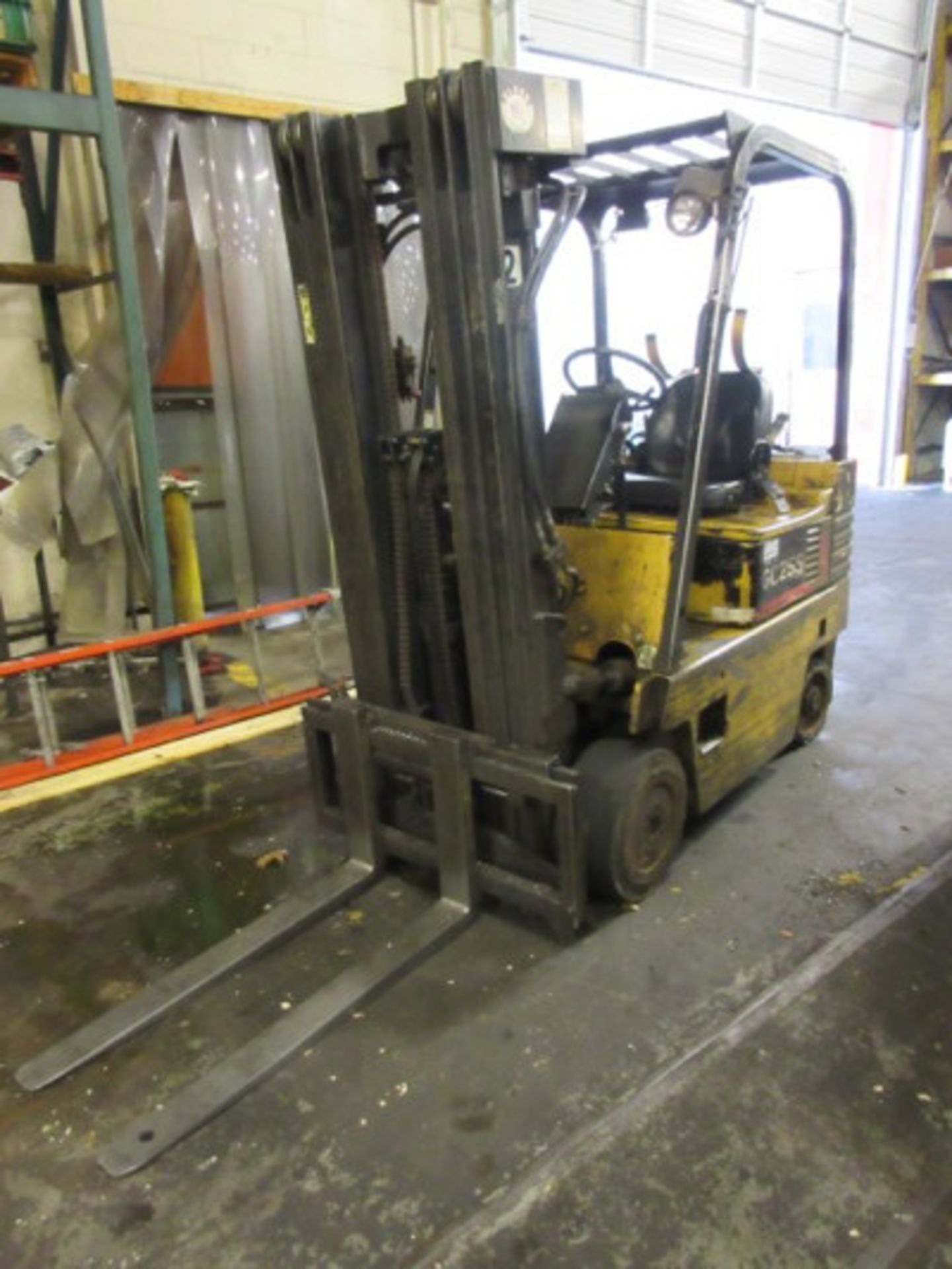 Daewoo LP Gas Forklift Truck, M/N- GC255-2, M/N- 063603, 42in Forks, 5000lbs Max Capacity, 84in Mast