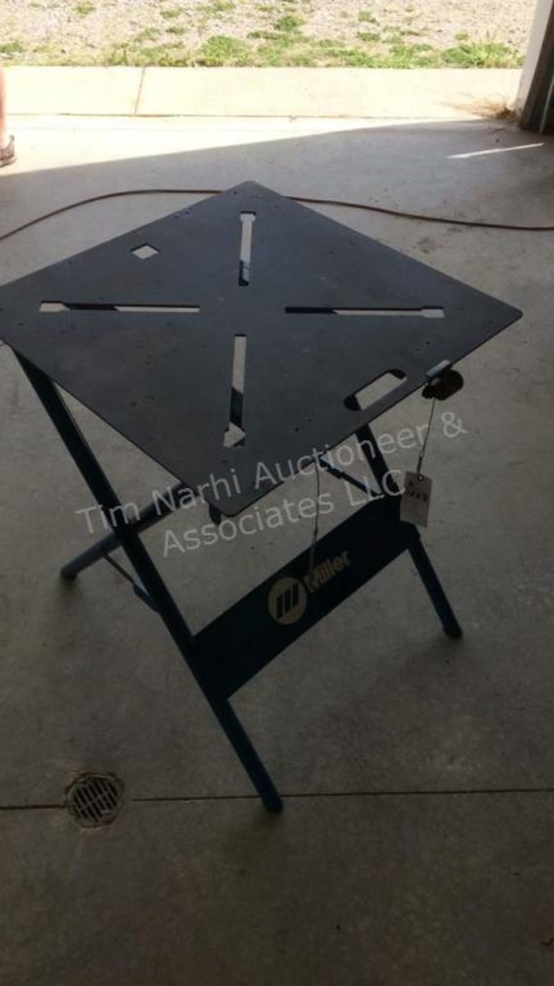 A: Heavy duty Miller brand welding table