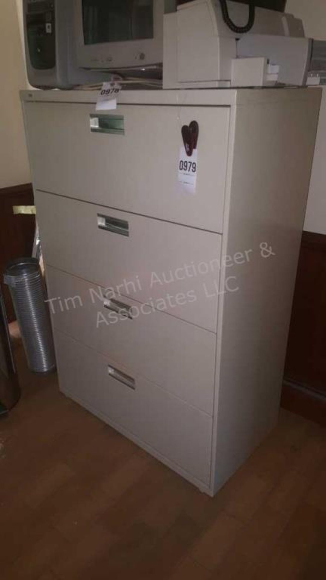 Hon Steel 4 drawer lateral file