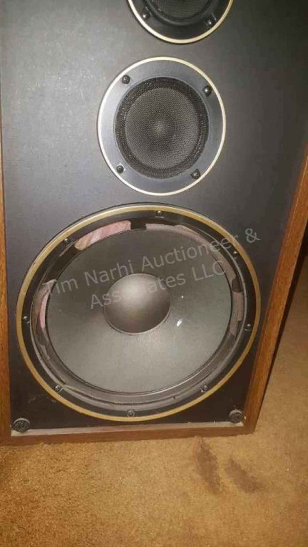 Pair of rtr series 4, model c cabinet speakers - Image 2 of 2