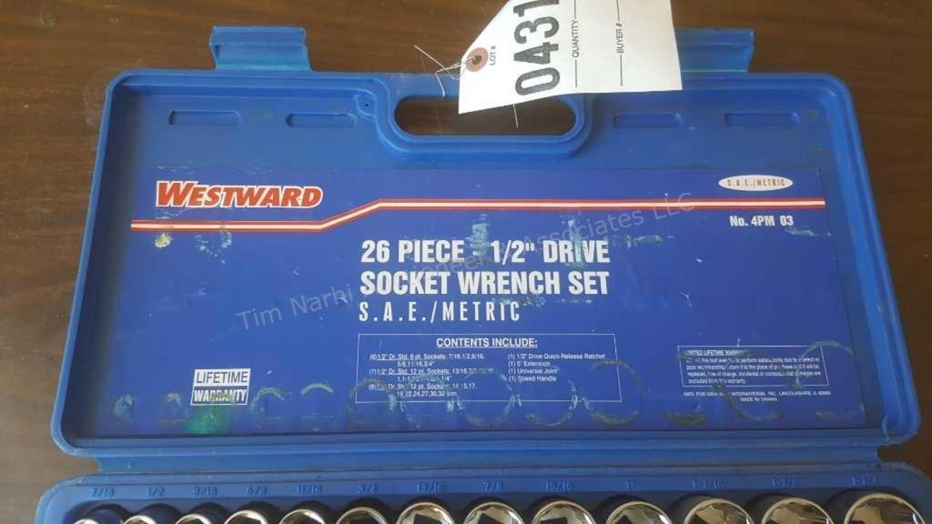 Westward 26pc 1/2" drive socket set - Image 2 of 3