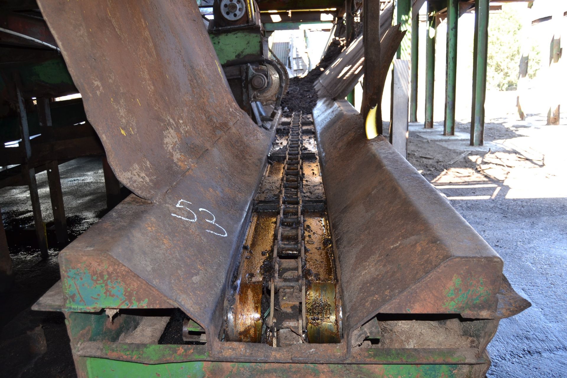 "30' ALL STEEL WASTE CONVEYOR W/ STEEL DRAGS; - Image 3 of 3