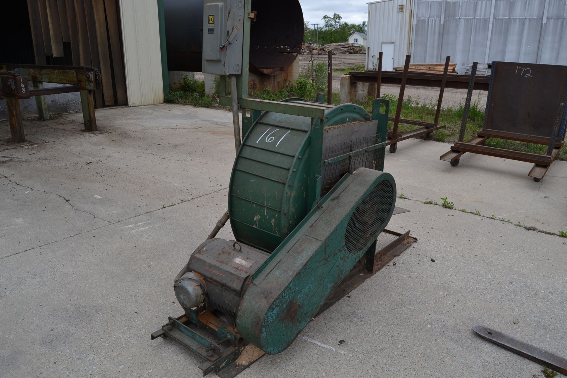 PHELPS 36" BLOWER W/30 HP MOTOR; W/Y SECTION - Image 2 of 3
