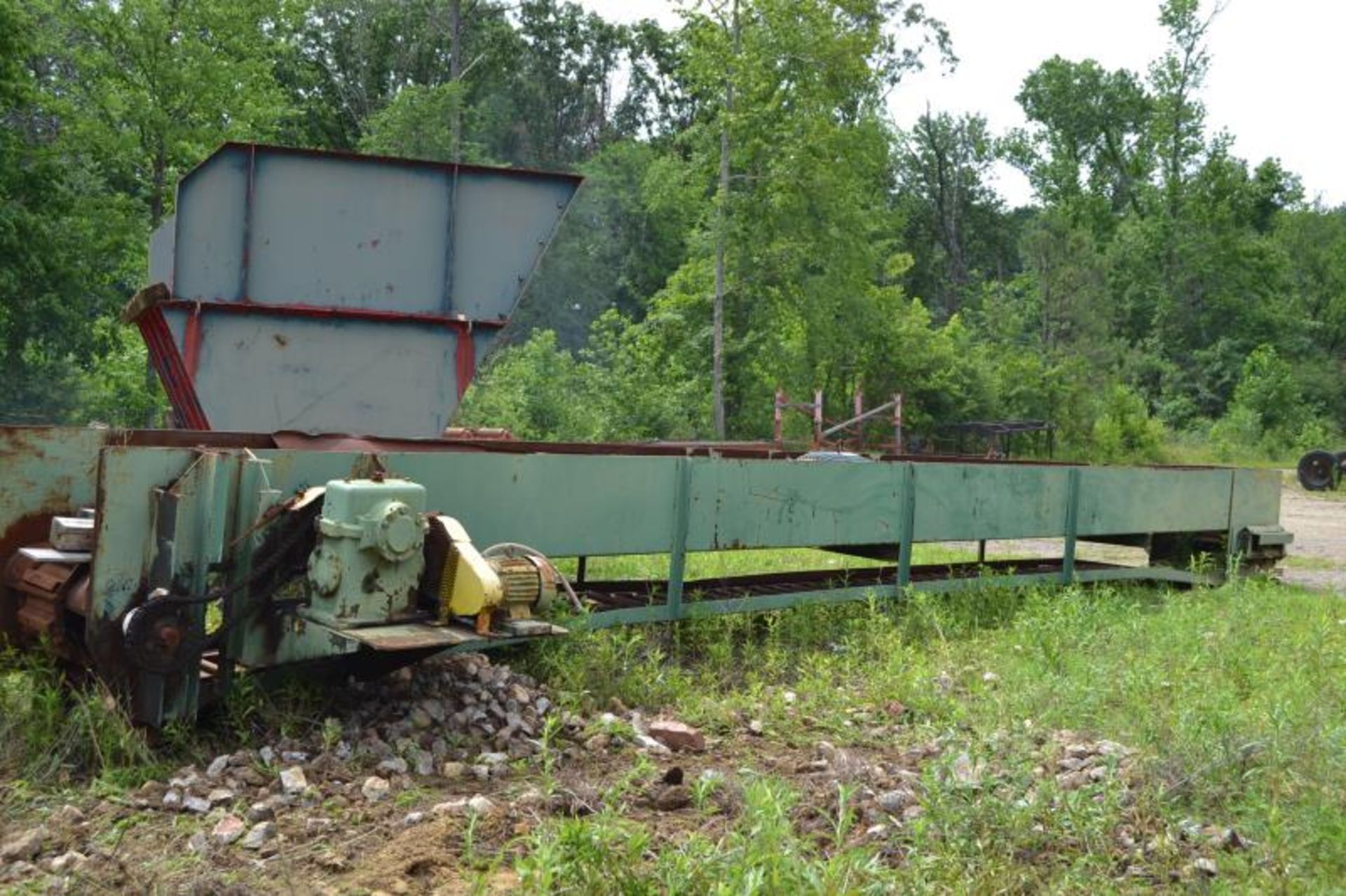 35' ALL STEEL WASTE CONVEYOR; W/DRIVE