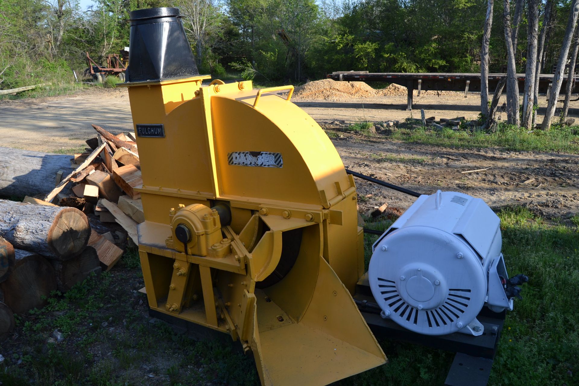 FULGHAM 48" 3 KNIFE CHIPPER W/HORIZONTAL FEED - Image 3 of 4