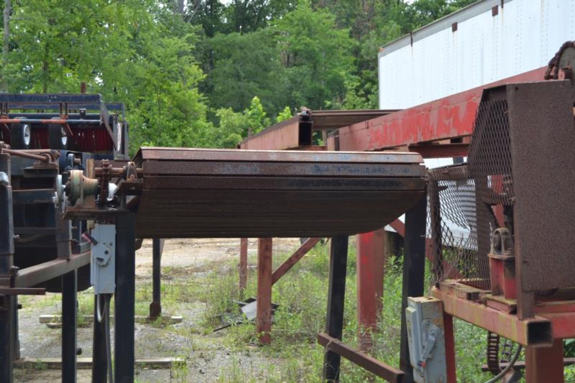 48"X6' SLAT CHAIN CONVEYOR W/DRIVE