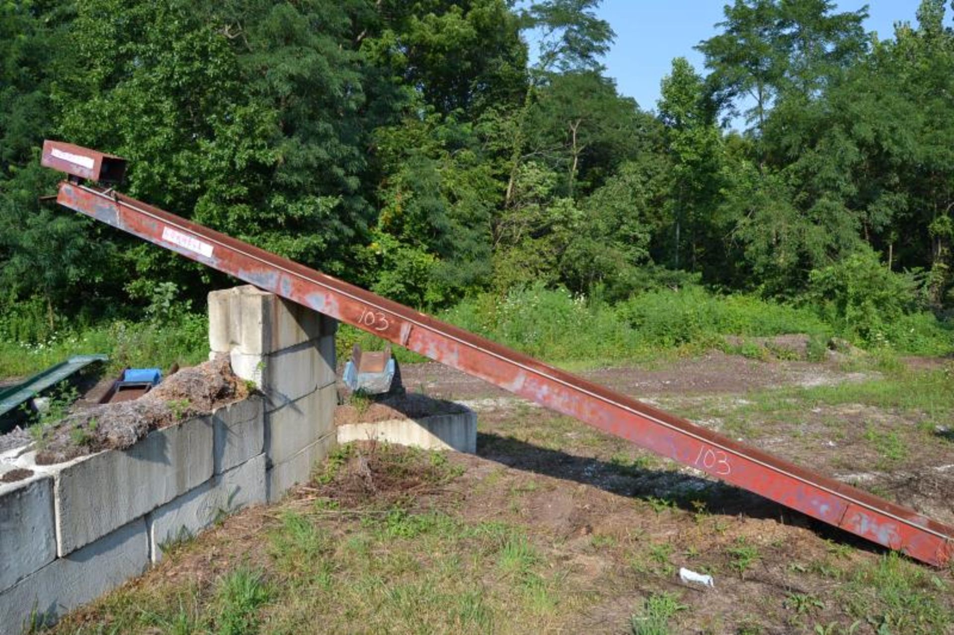 Cornell 50' Incline Barn Sweep Conveyor