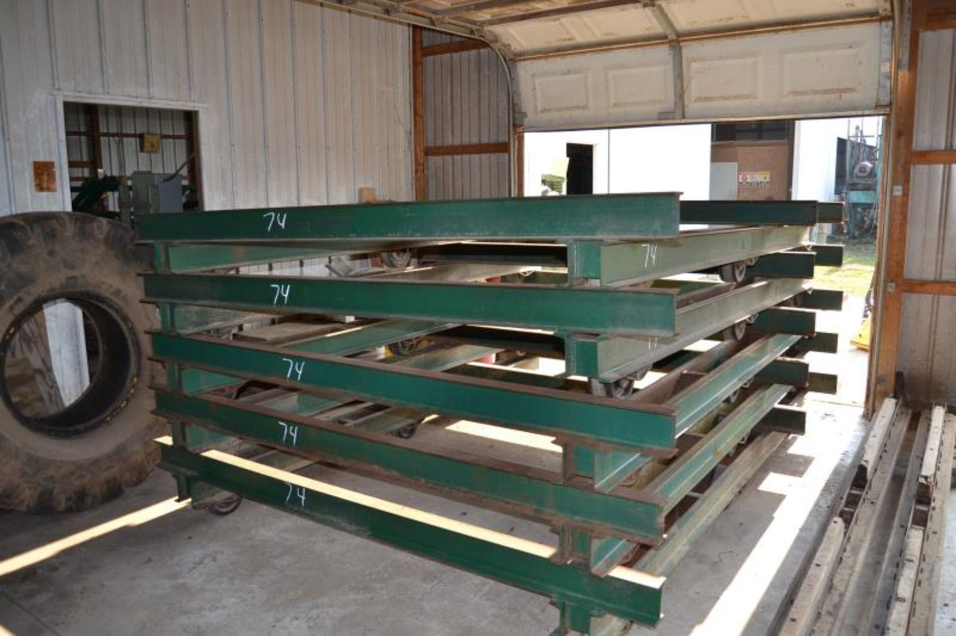 (5) 8'x10' Allsteel Lumber Rollouts - Image 2 of 2