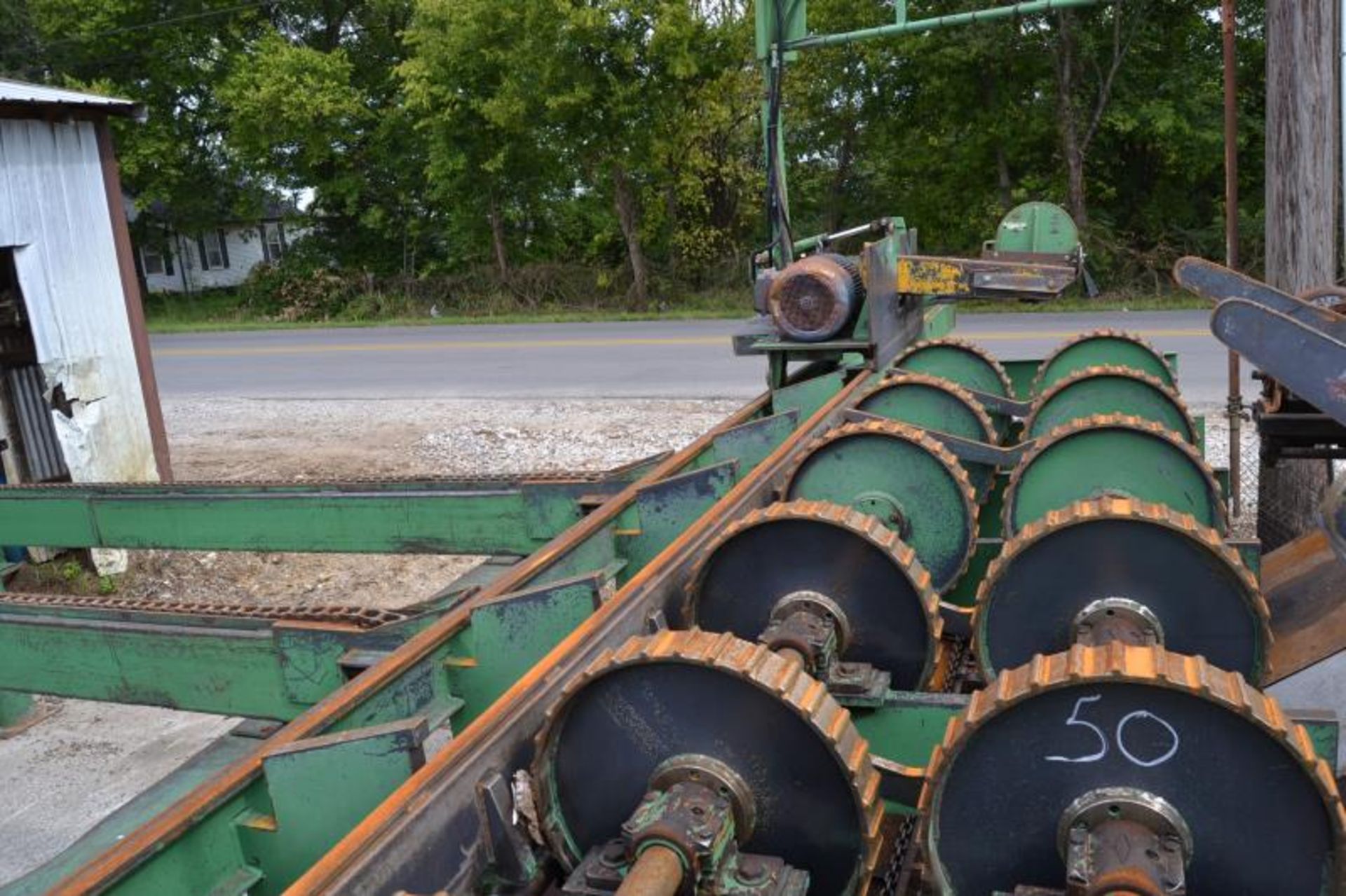 PRECISION 636H ROSSER HEAD DEBARKER W/40 HP MOTOR; W/4'X4' CONTROL CAB; W/CONTROLS SN# 592 - Image 2 of 3