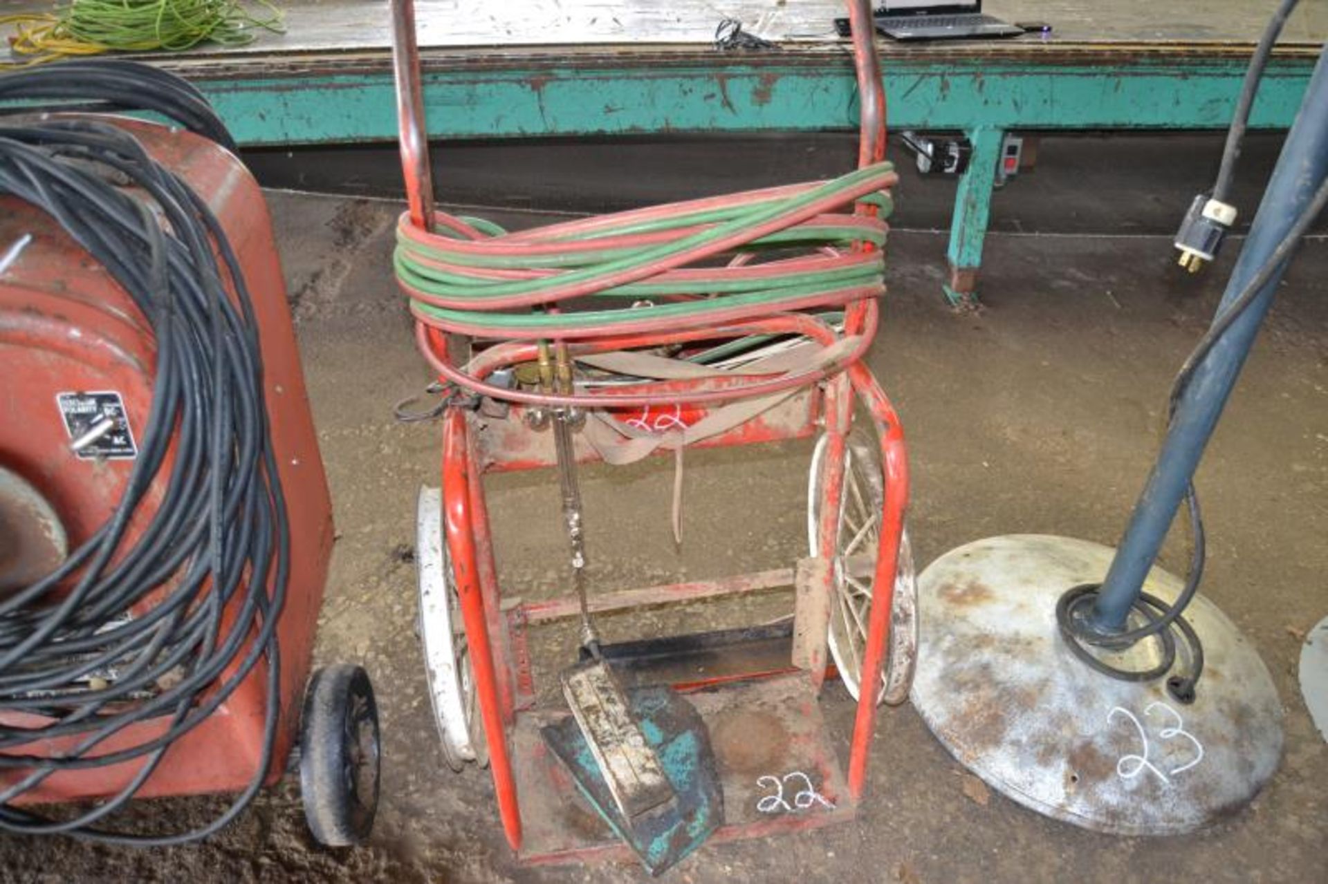 TORCH CART W/ HOSE & GAUGE