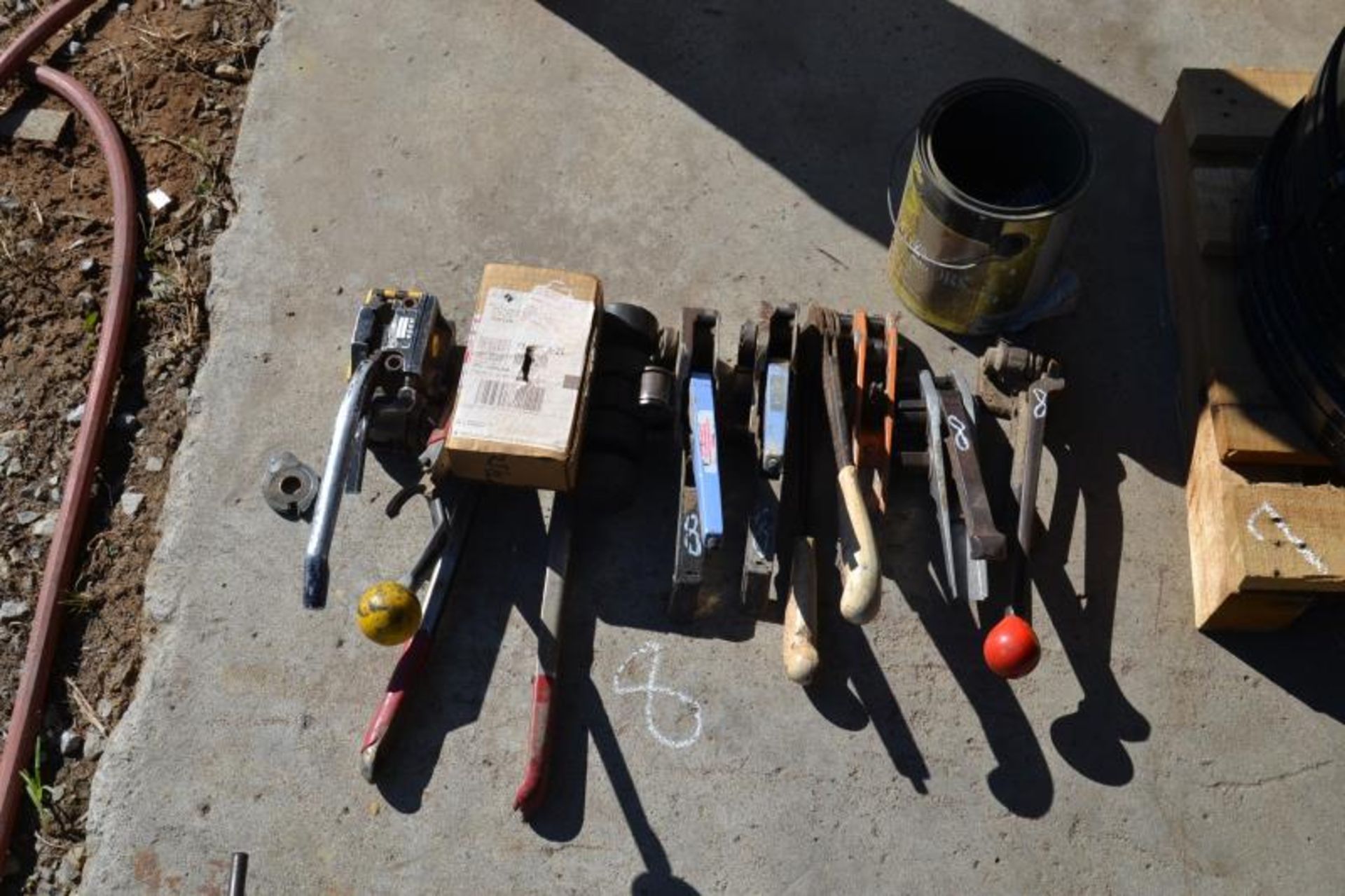 LOT OF BANDING TOOLS