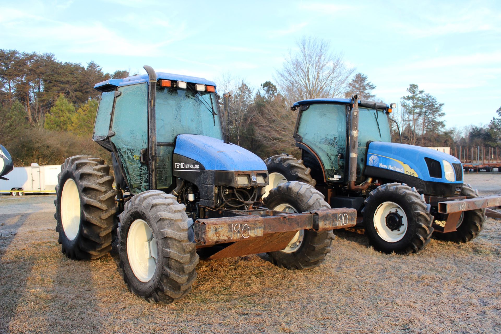 NEW HOLLAND TS110 4X4 TRACTOR - Image 4 of 4