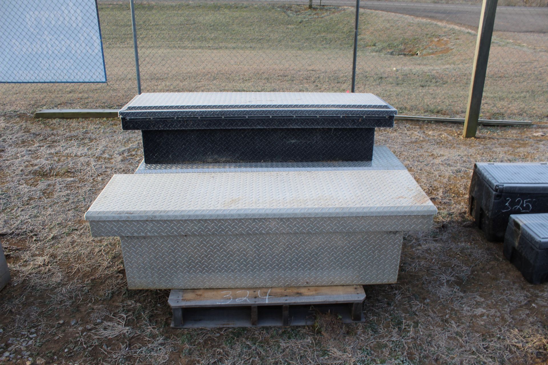 2 DIAMOND PLATE TOOL BOXES