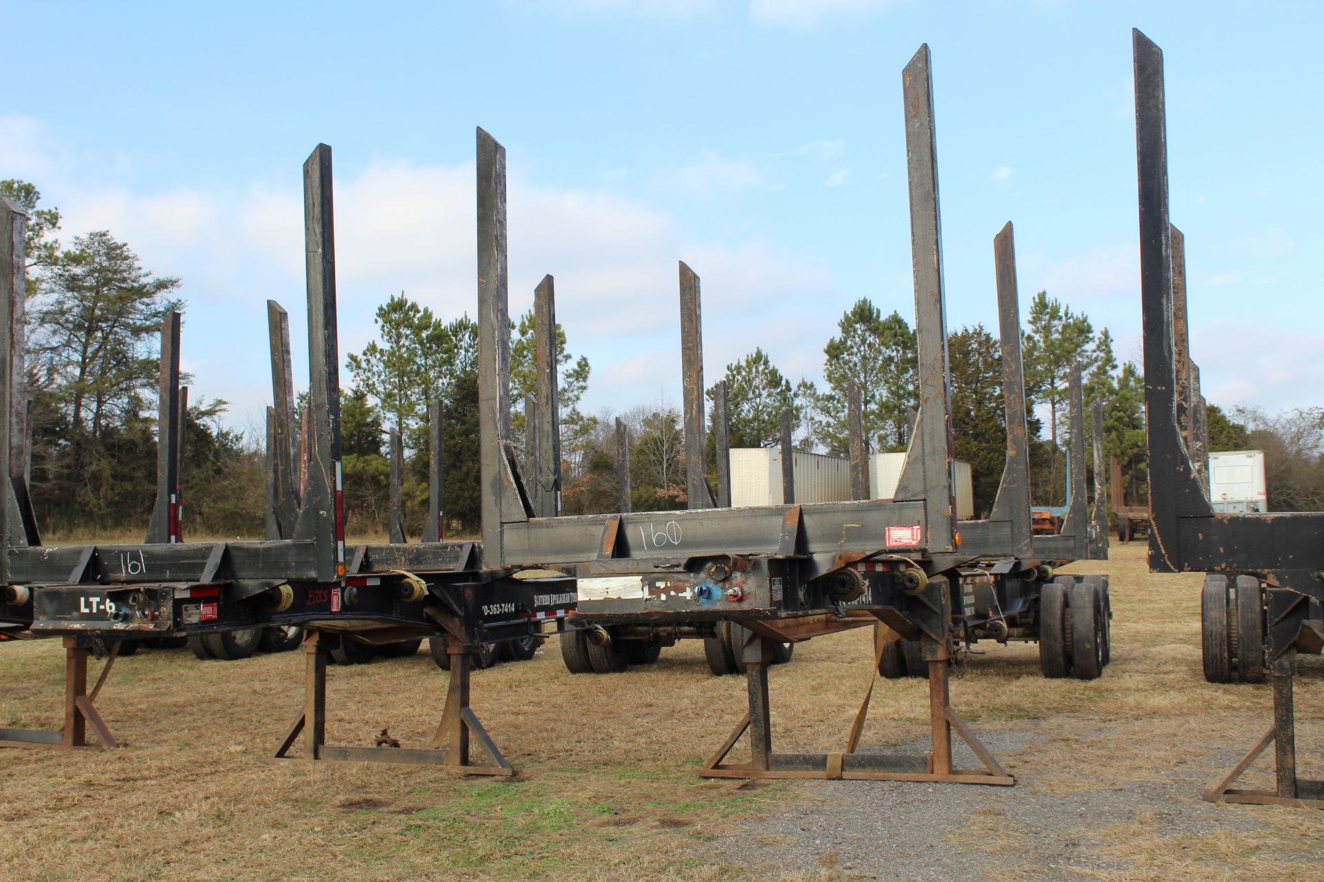 2002 PITTS 40' COUBLE BUNK LOG TRAILER