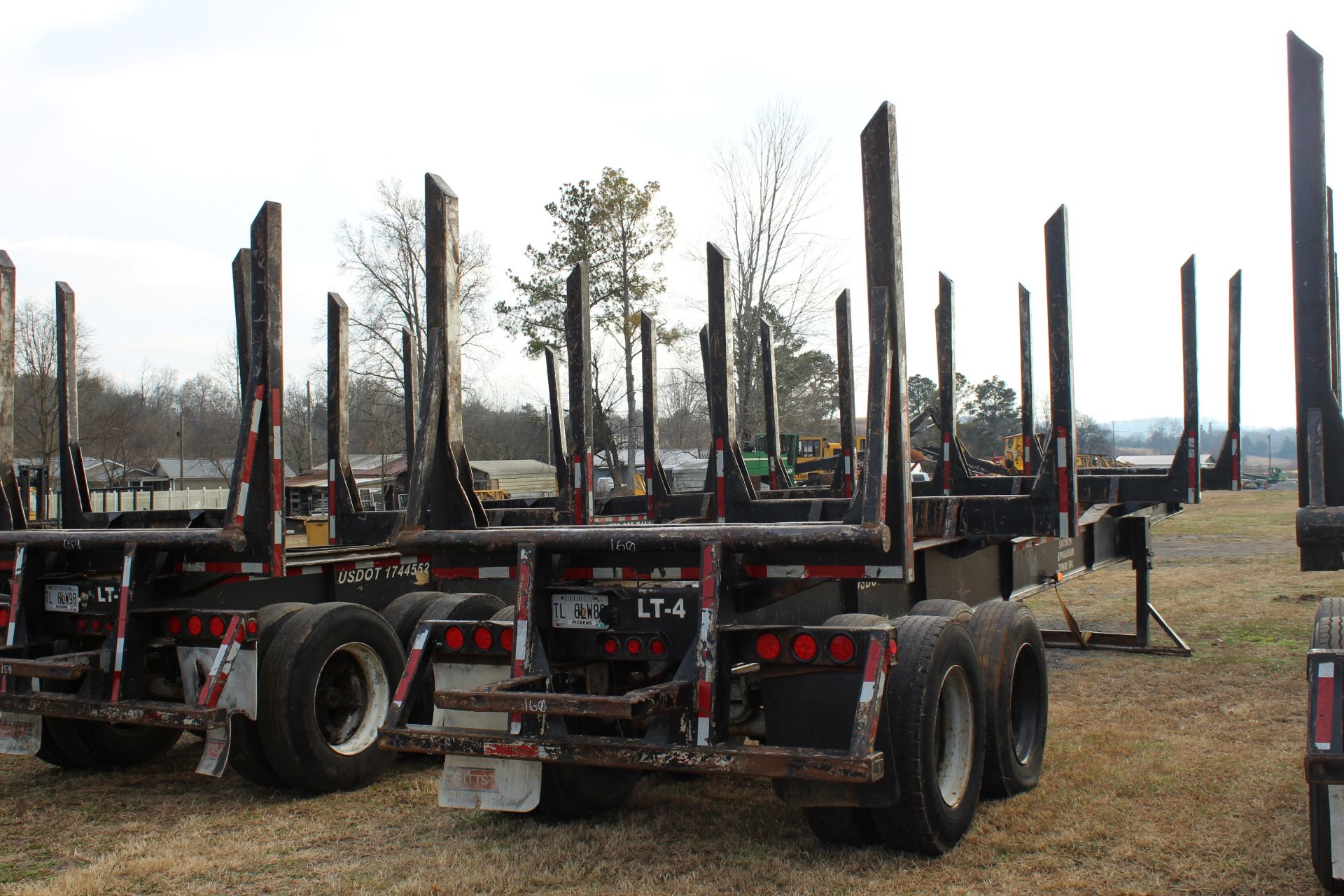 2002 PITTS 40' COUBLE BUNK LOG TRAILER - Image 3 of 4