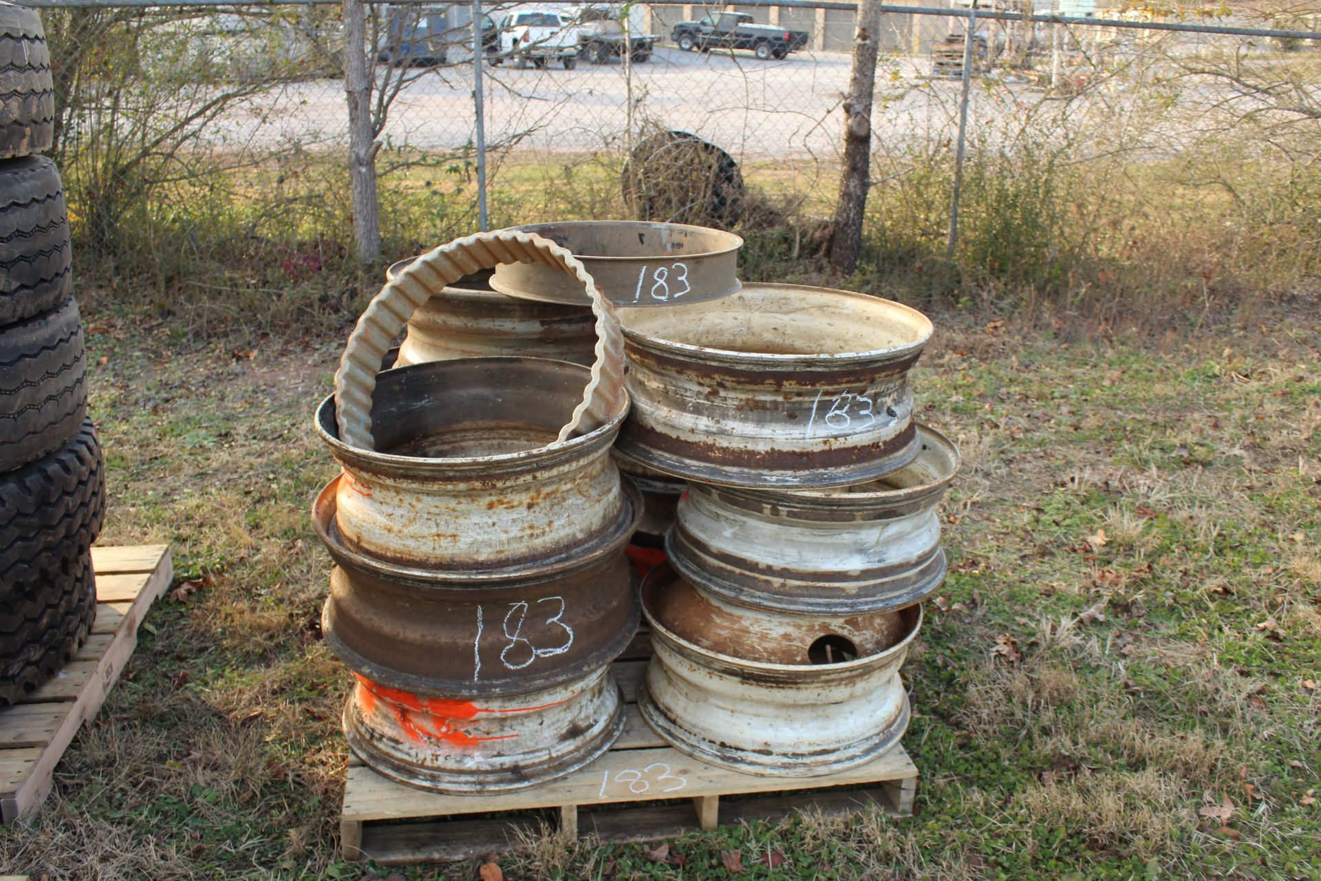 PALLET OF WHEELS