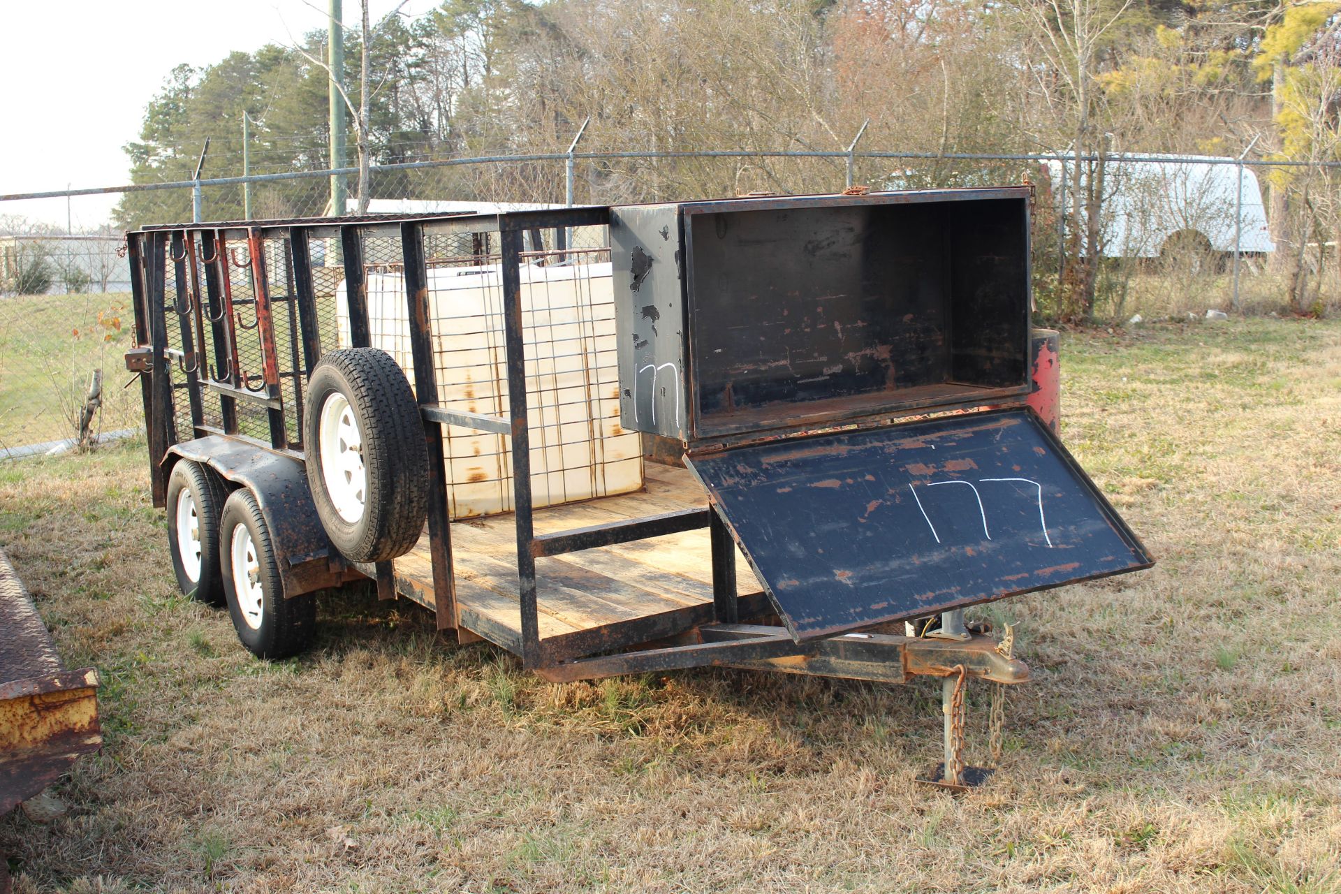16' TANDEM AXLE TOLL TRAILER - Image 4 of 4