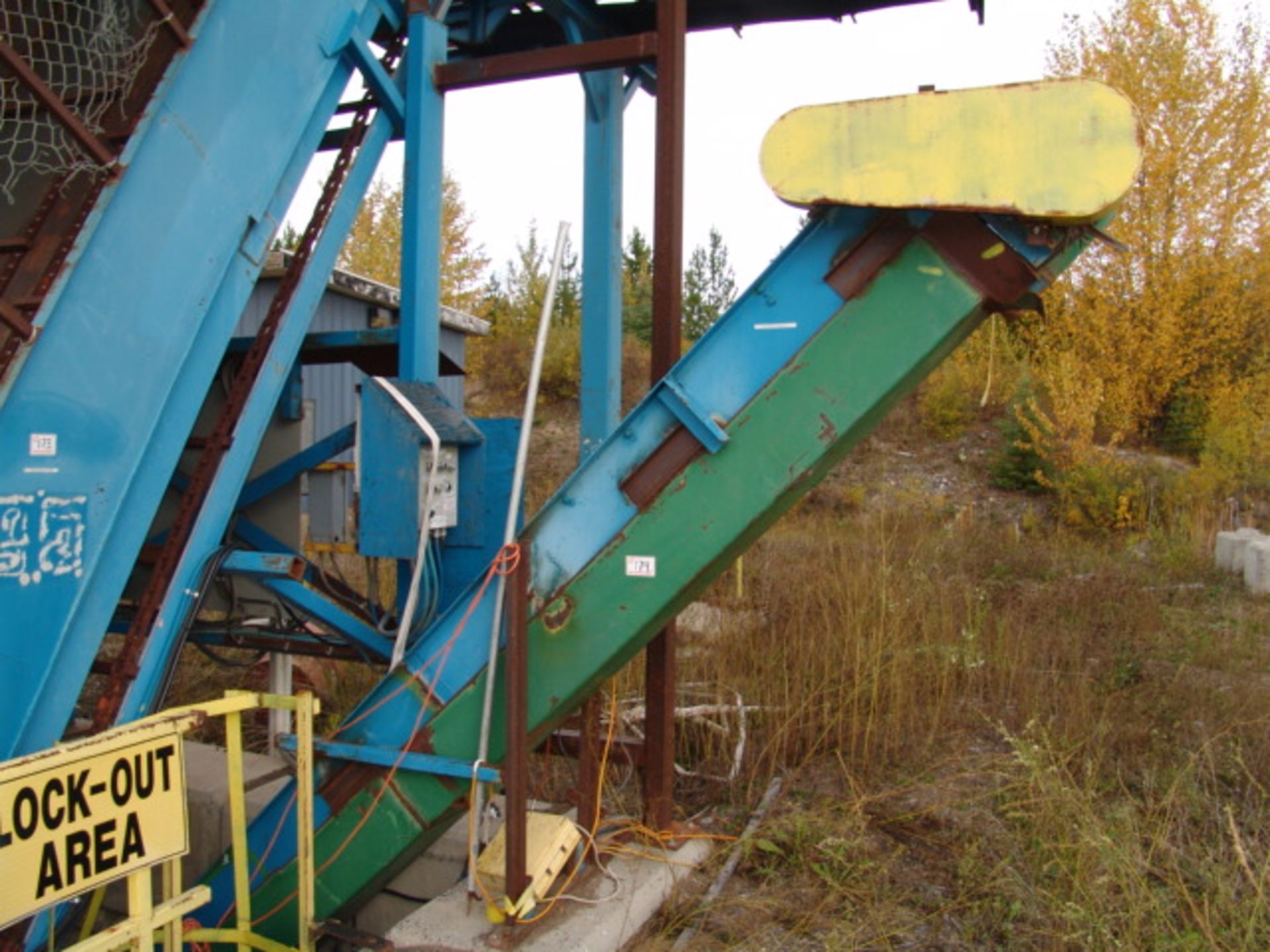 PIT WASTE CONVEYOR, 12" X 16' W/ DRIVE