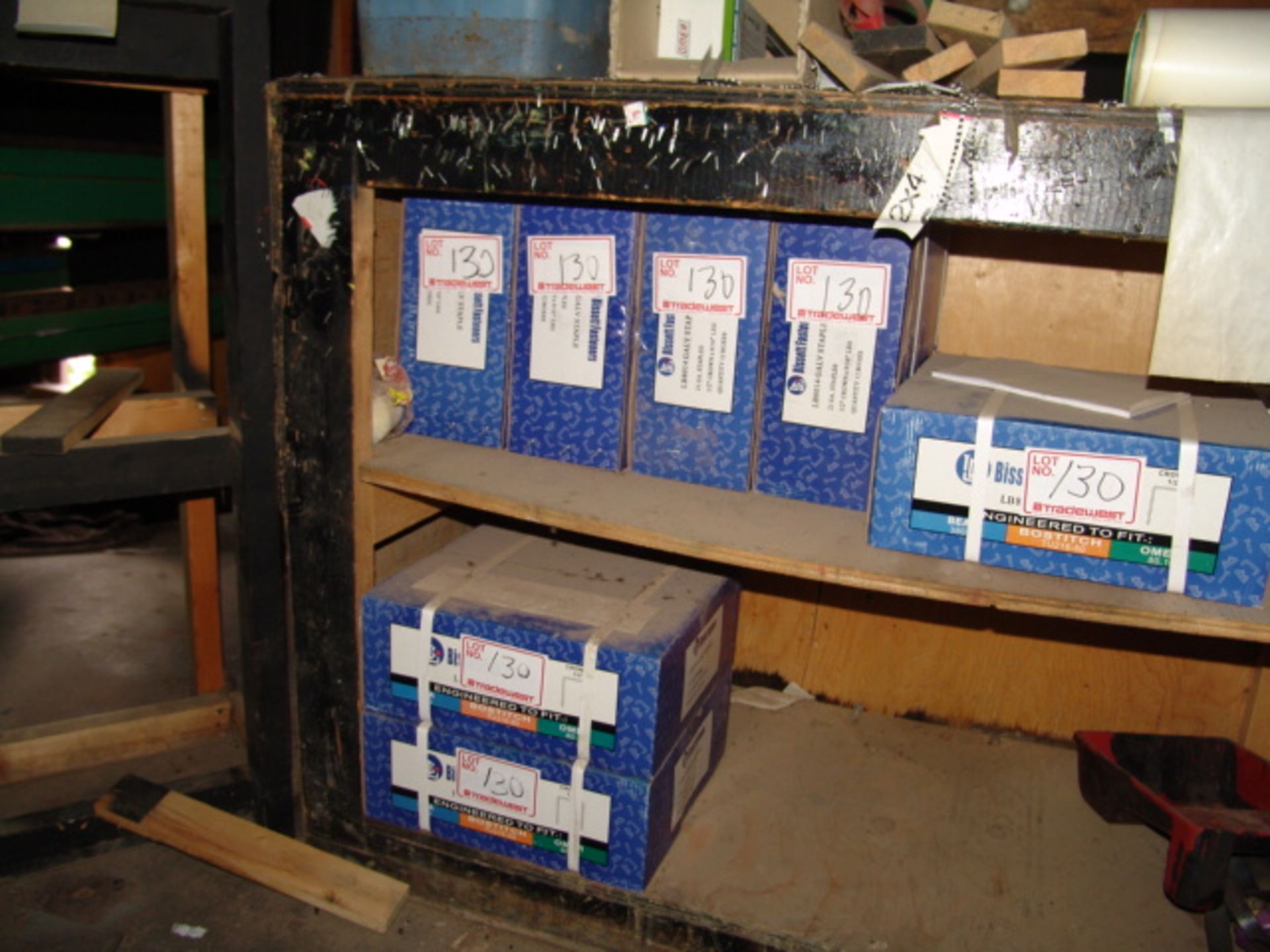 (9) BOXES BISSETT LB8014 GALVANIZED STAPLES