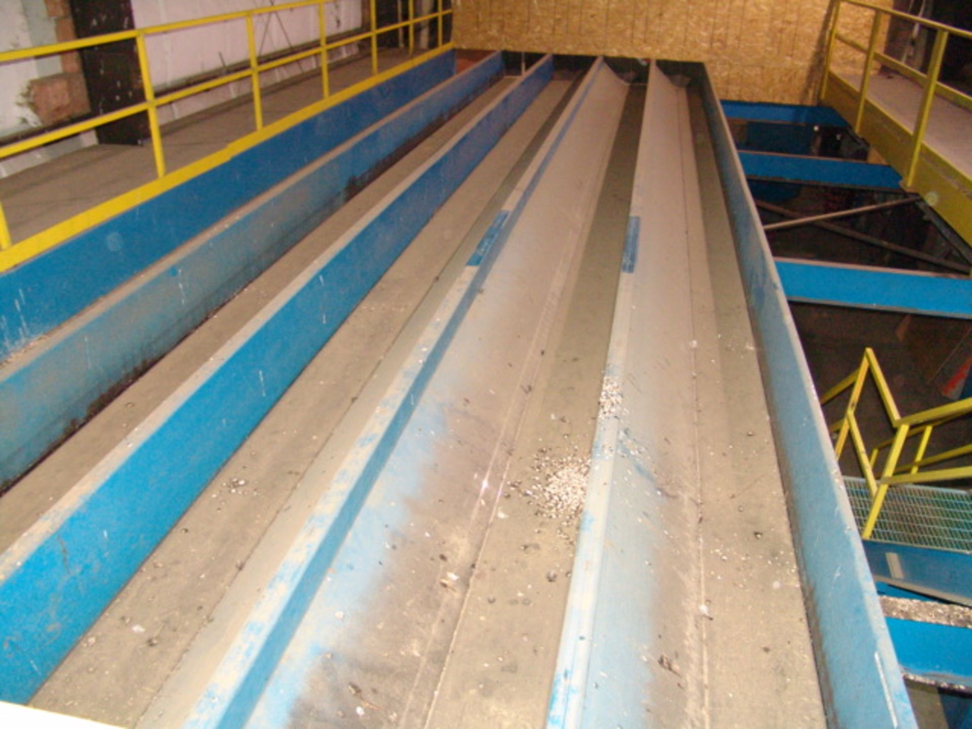 12" X 150' BELT CONVEYOR RUNNING UNDER BLOCK SORT (ASSET A-201)