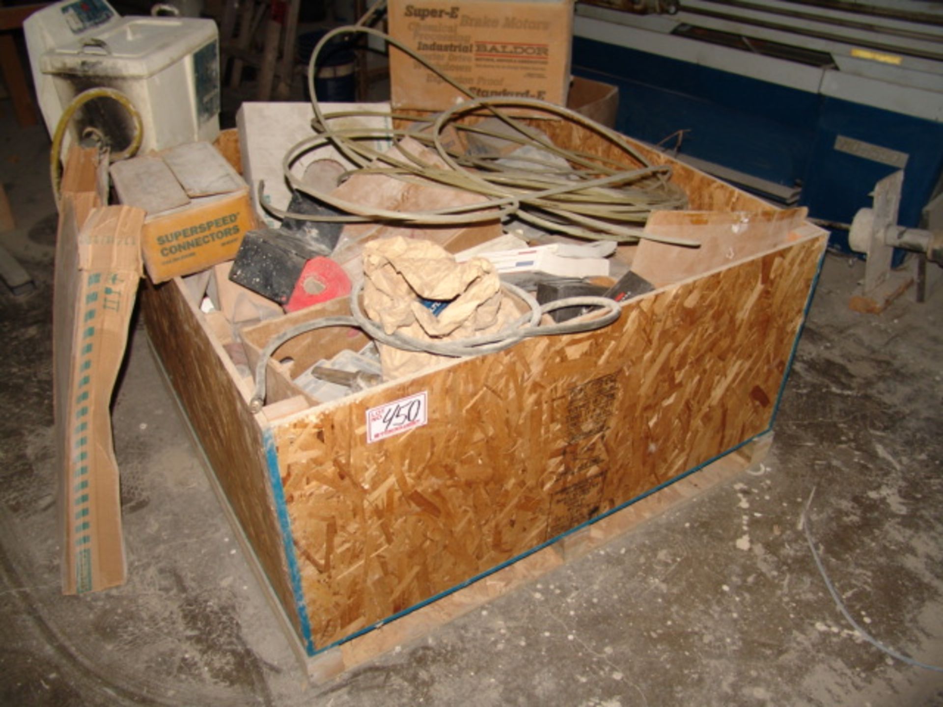 CRATE OF ASSORTED ELECTRICAL