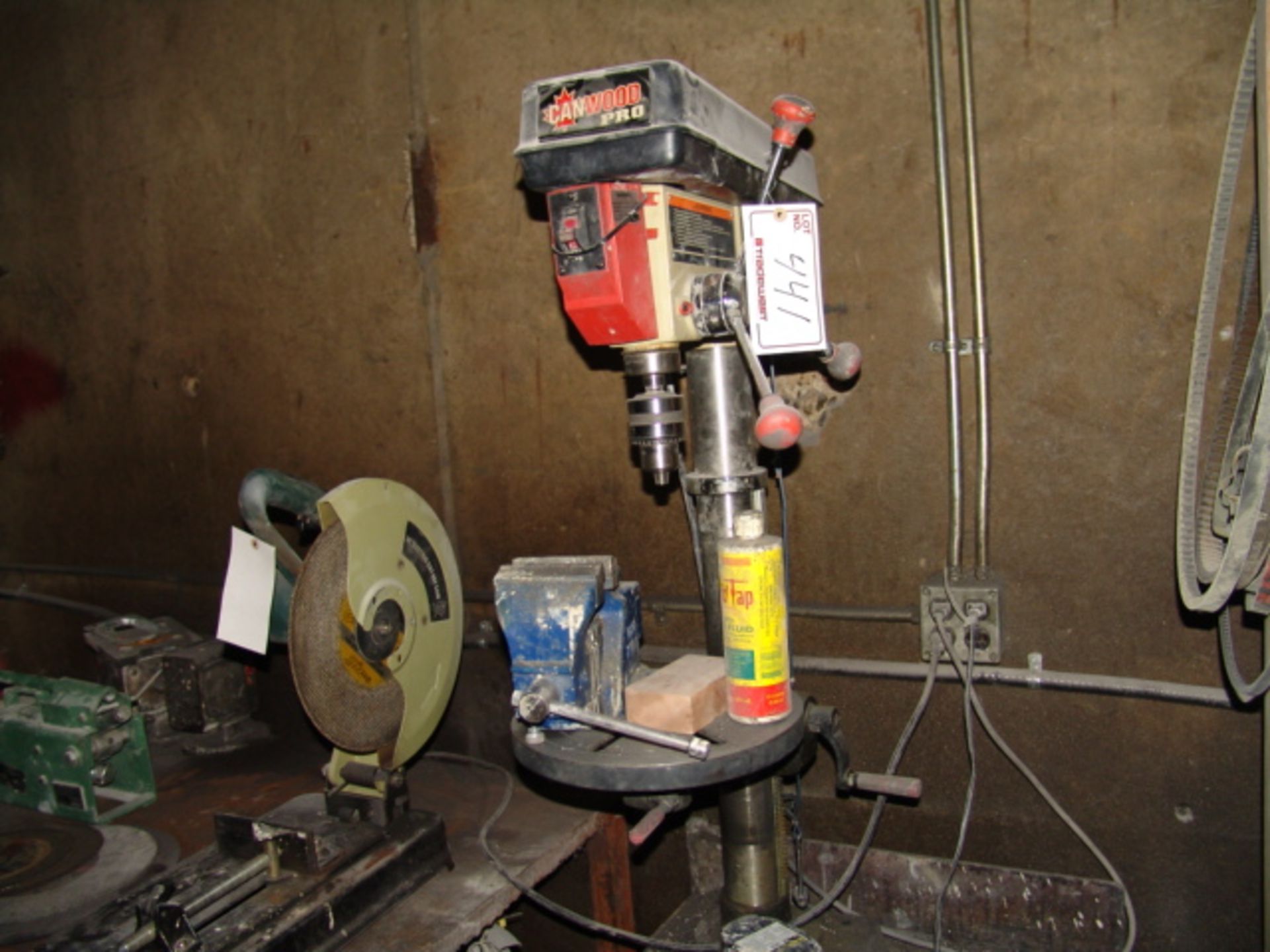 CANWOOD PRO DRILL PRESS, W/ VISE