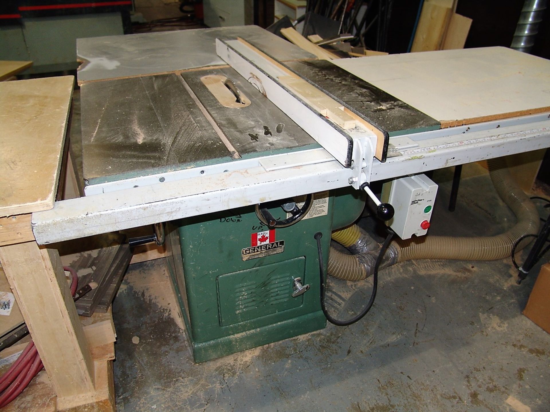 GENERAL 350 10" TABLE SAW, W/ GENERAL FENCE