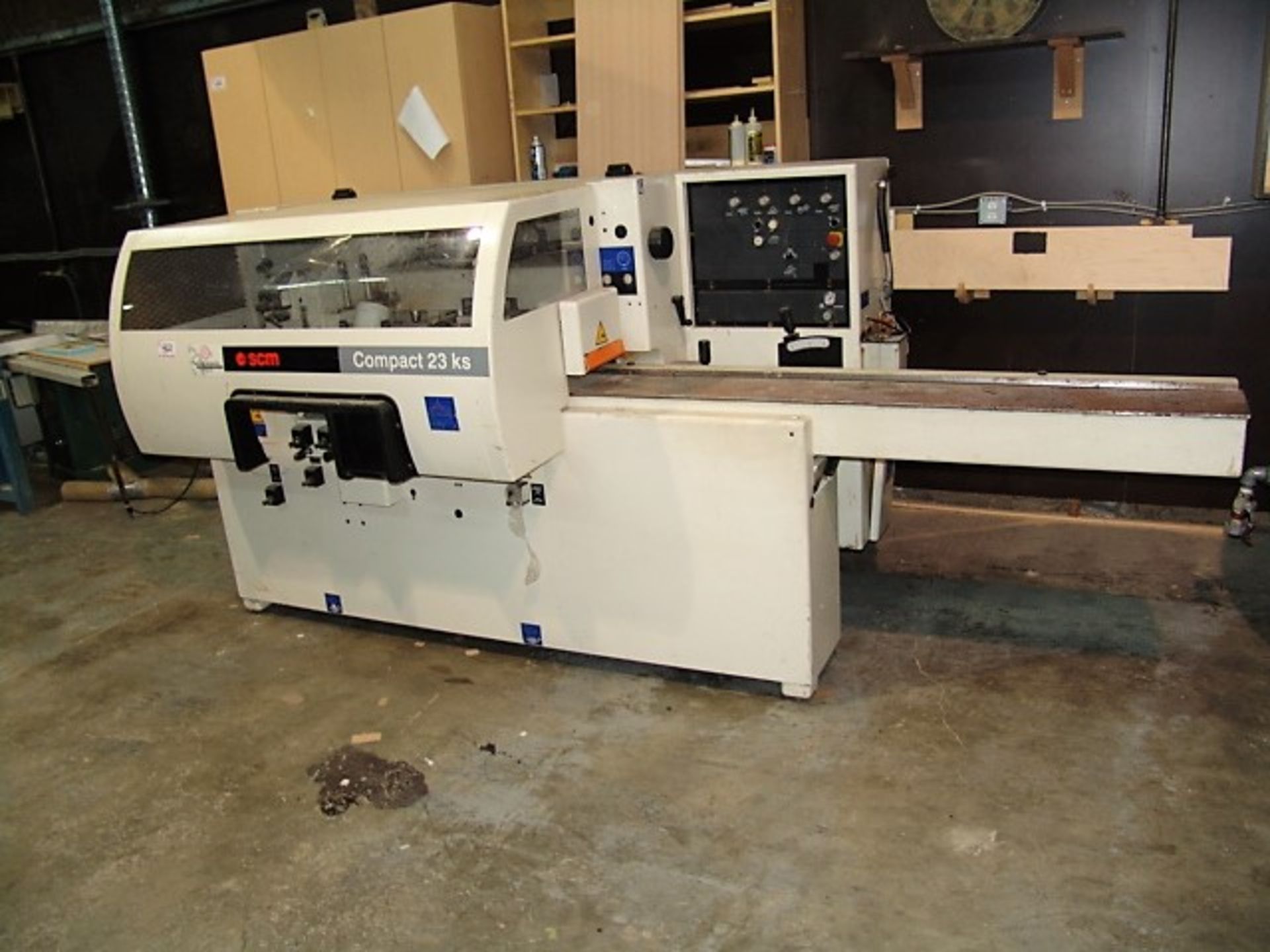 1999 SCM COMPACT 23KS MOULDER, COMP 5 MOULDER; 5 HEAD, 125MM X 230MM (4.91" X 9"); 220V 3PH