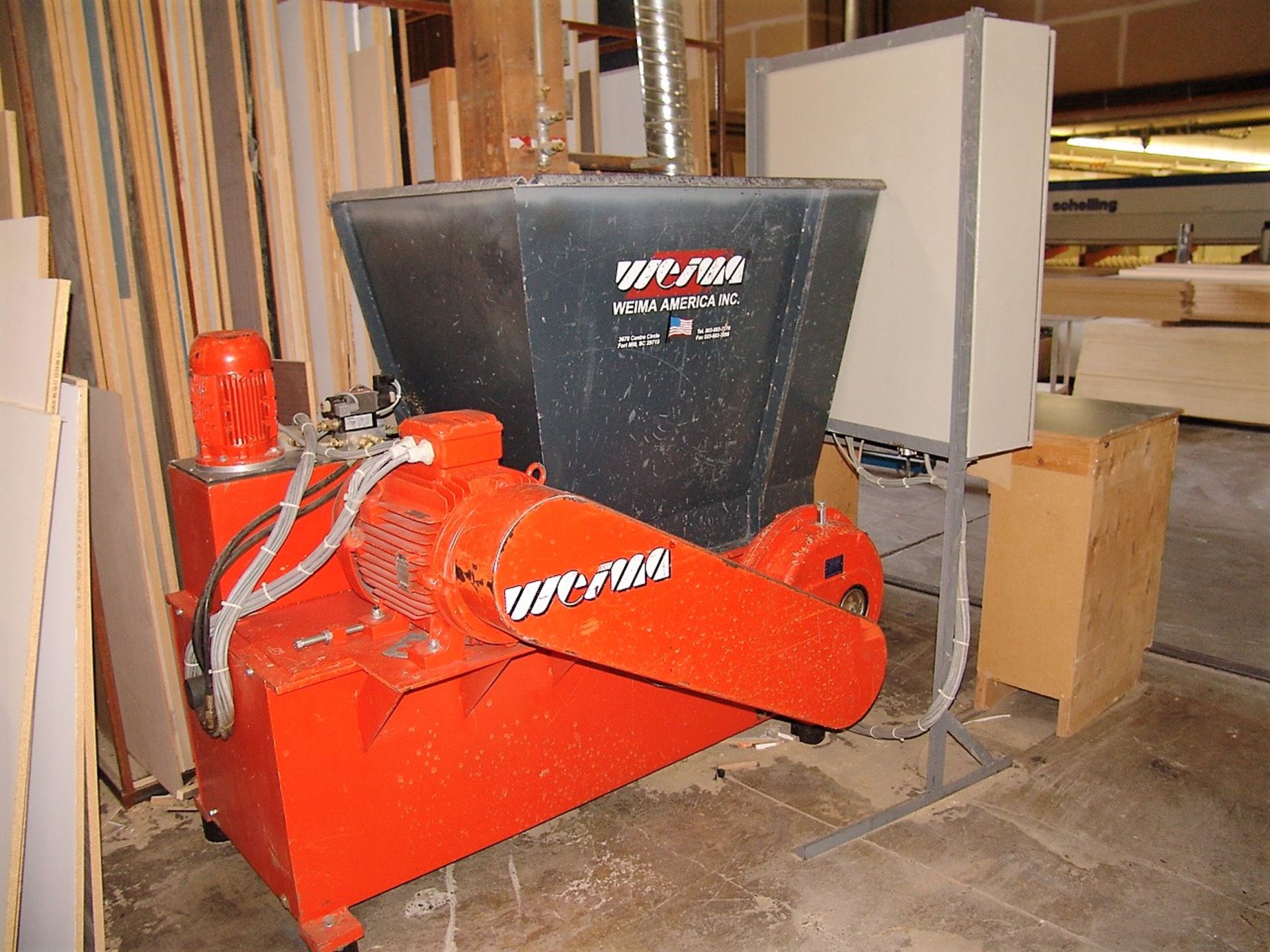 WEIMA EC01-V WASTE WOOD GRINDER, 25HP 575V