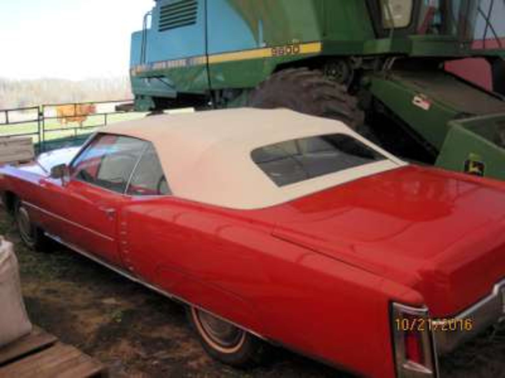 1972 Cadillac Eldorado Convertible, 62,000 mi, new top, was a Hollywood rental, no rust, (Previously - Image 4 of 4