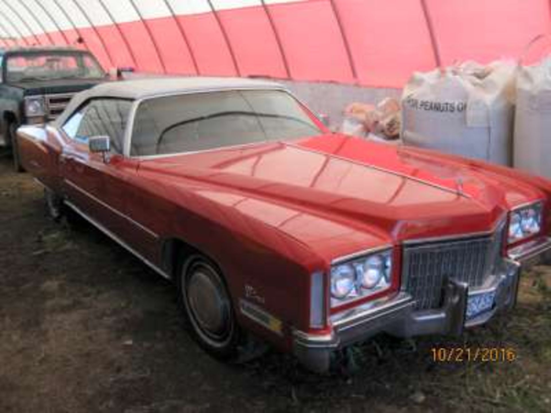 1972 Cadillac Eldorado Convertible, 62,000 mi, new top, was a Hollywood rental, no rust, (Previously - Image 2 of 4