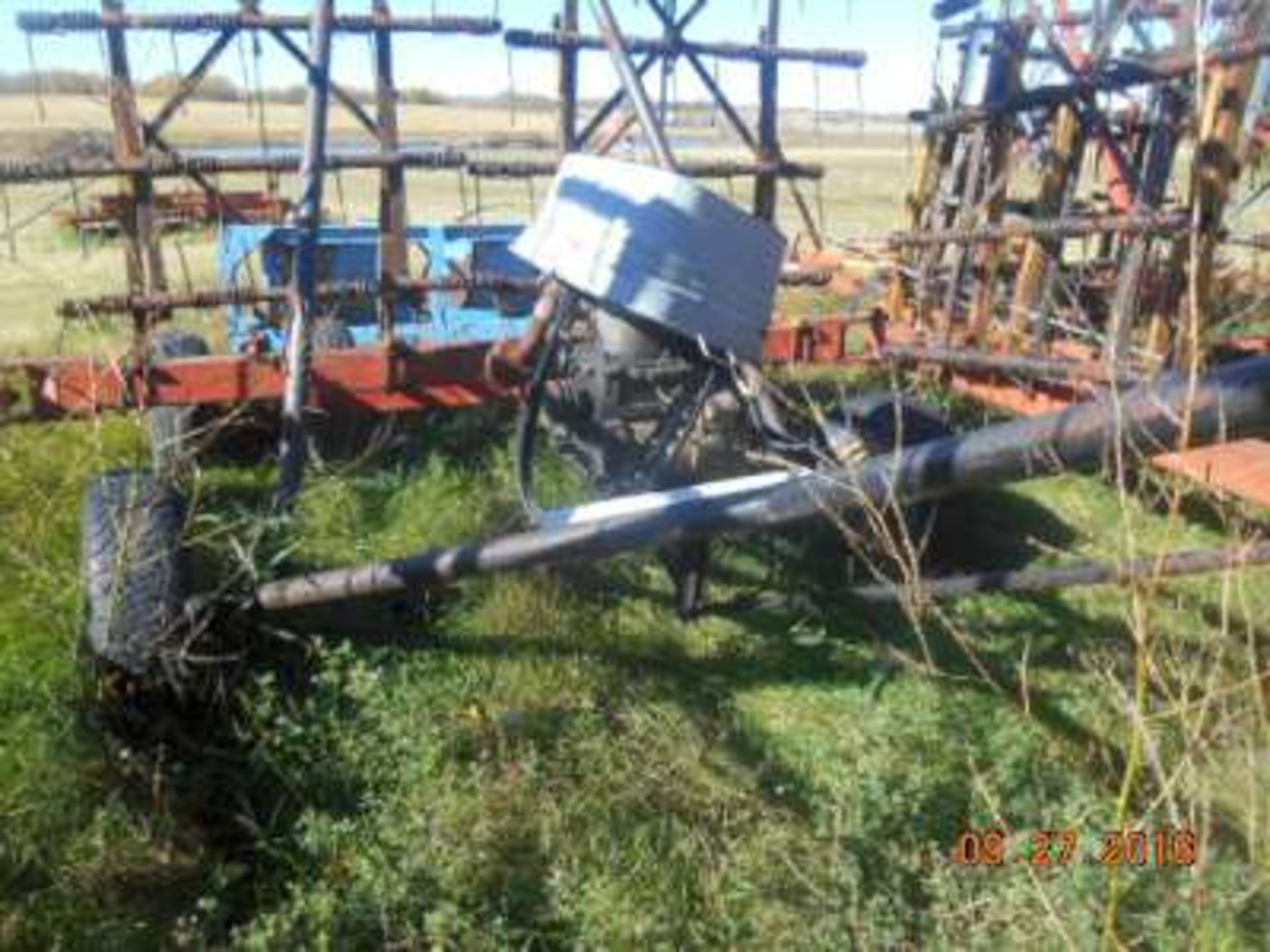 Brandt 7x40 auger, E.S. Wisconsin motor - Image 2 of 2