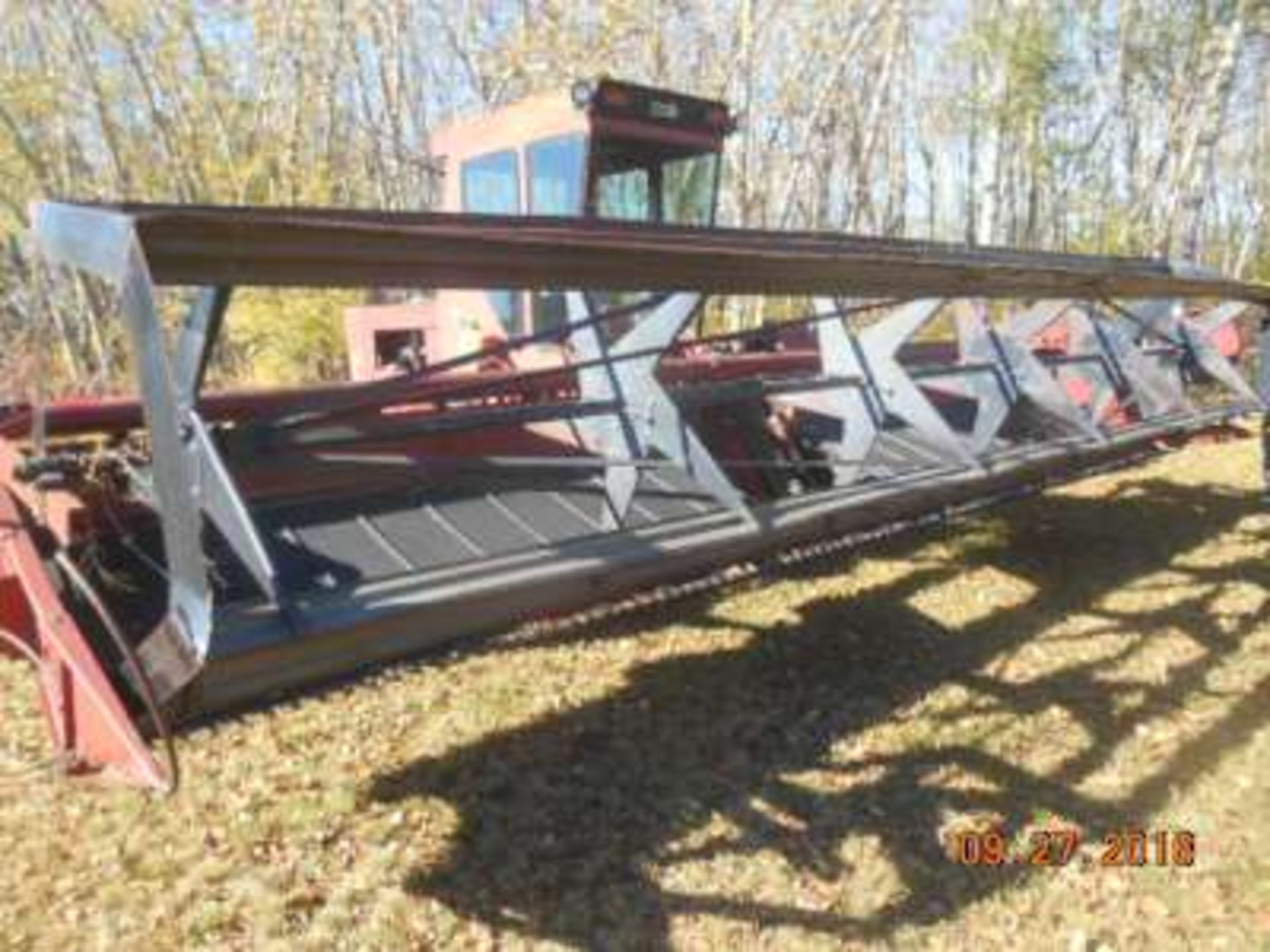 Case IHC #4000, 24 ½ S.P. swather, cab, air, good knife, guards, canvas (nice) - Image 2 of 4